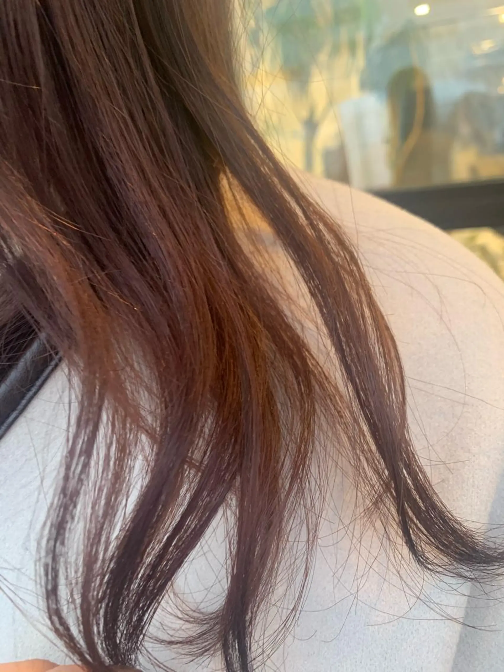 ロング カラー ピンクカラー パープルカラー ヘアカラー 吉川 茉由子のマツエク・マツパデザイン