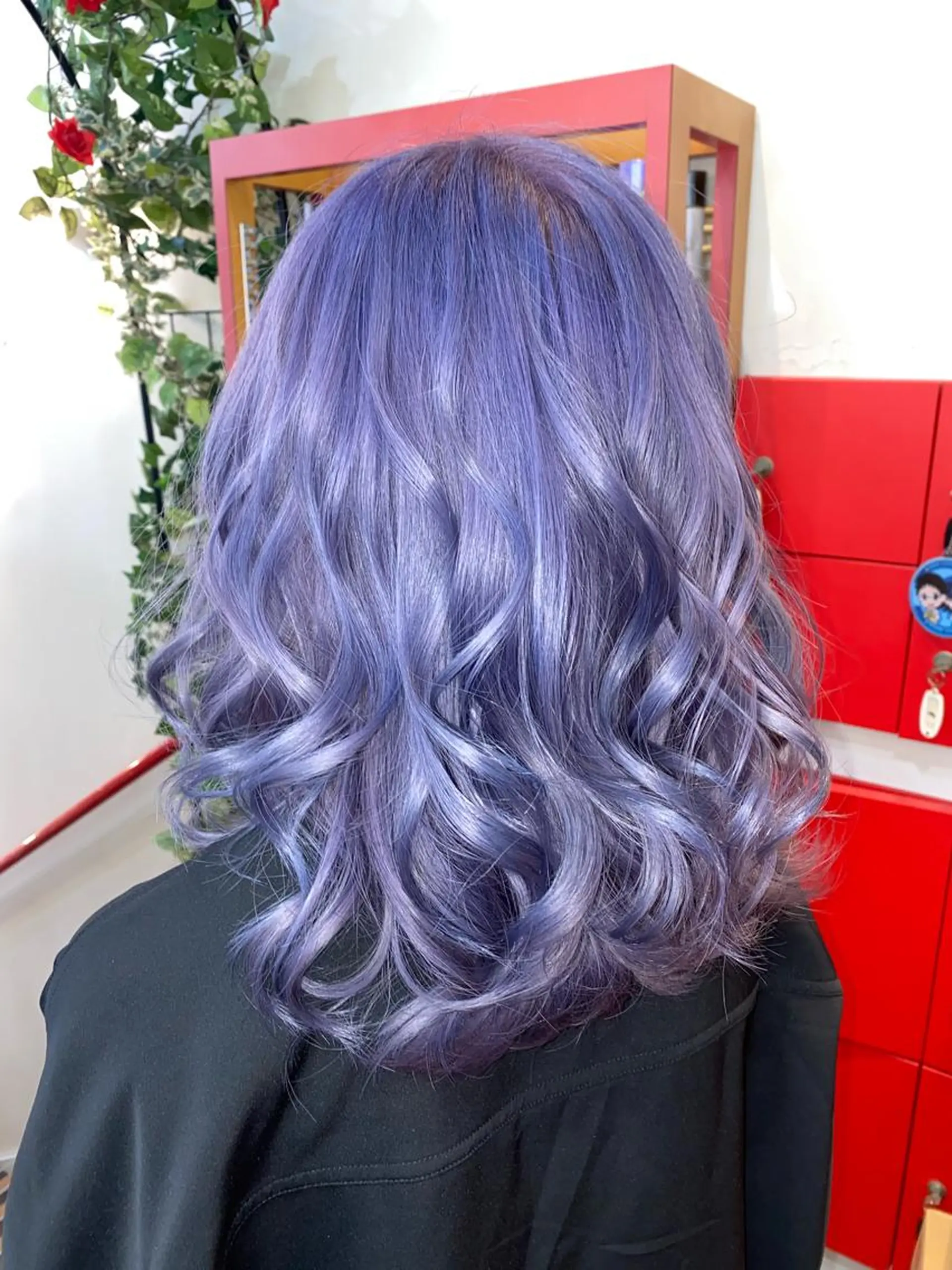 ミディアム ヘアカラー ゆぴ☾‪/推しカラー /ハイトーンのヘアスタイル