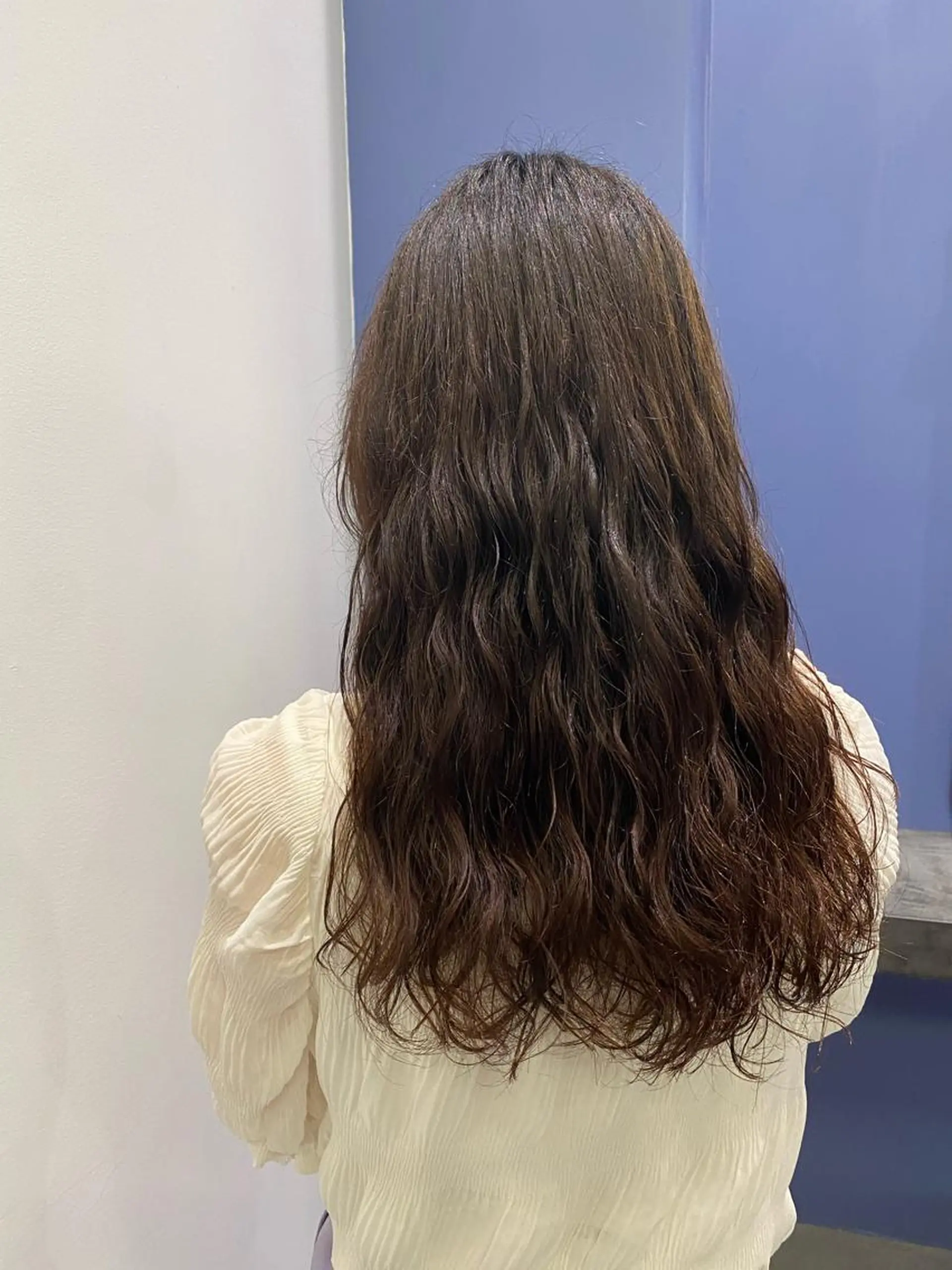 セミロング パーマ セミロングパーマ デジタルパーマ カット パーマ トリートメント ✨透明感カラー✨ 🦖佐々木未来🦕のヘアスタイル