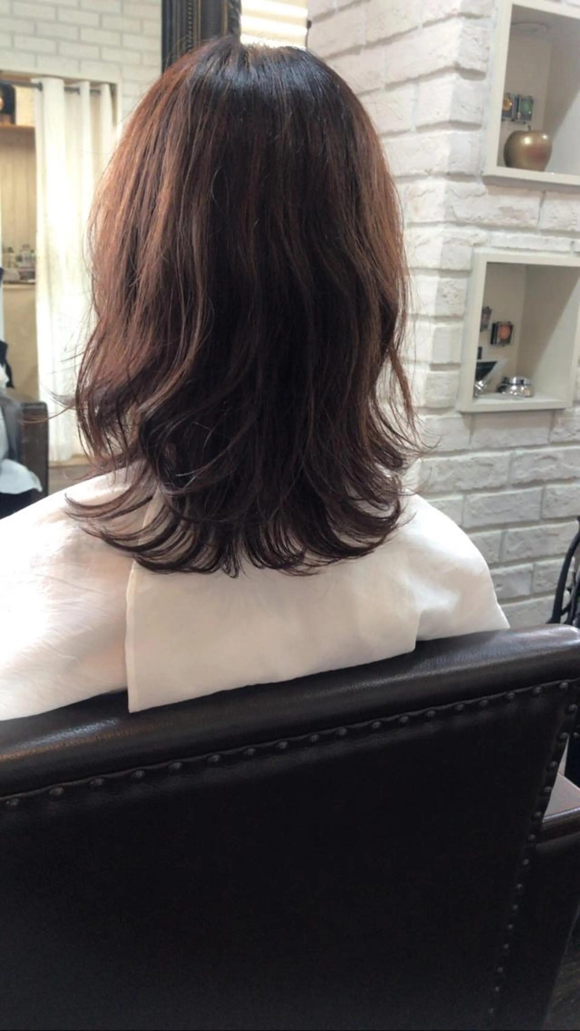 セミロング パーマ エイジングケア/大人 デザイン/FRAMEのヘアスタイル