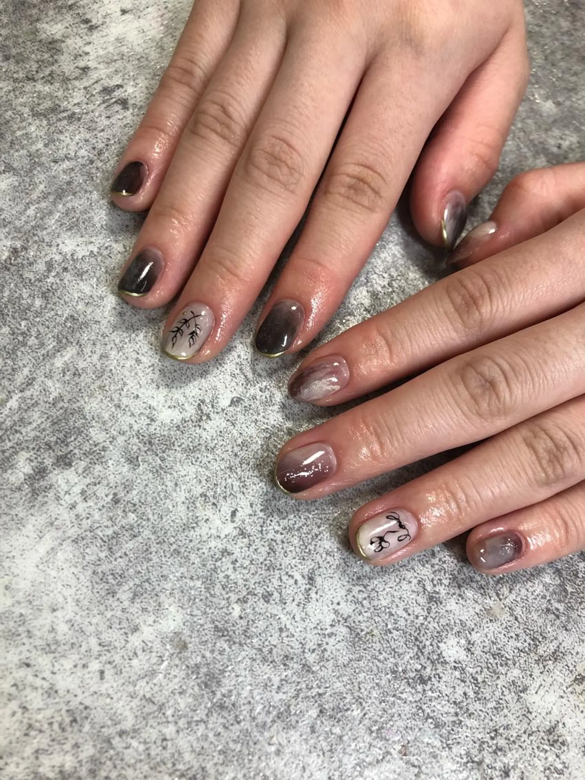 ネイル ハンドネイル 【LINON】 airiのネイルデザイン