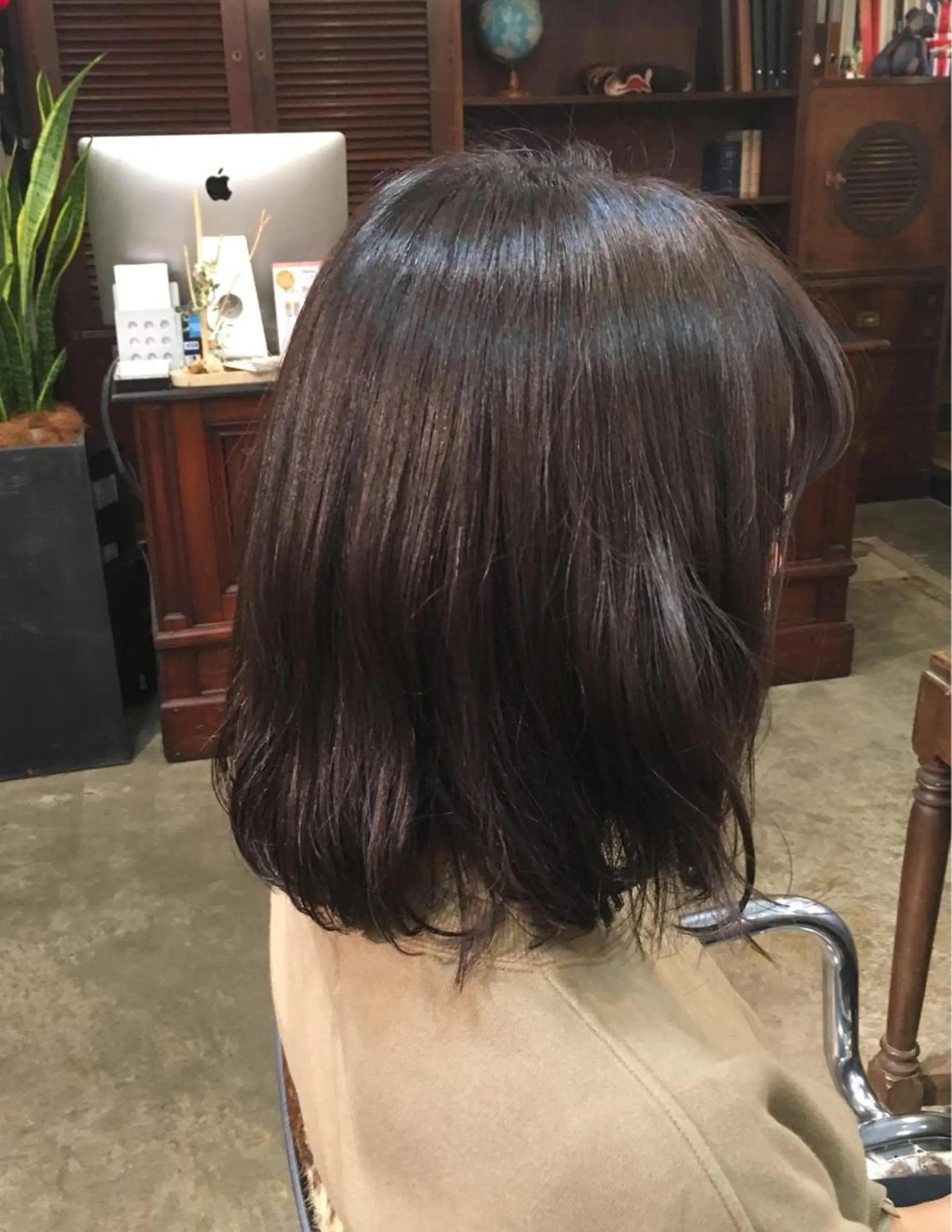 ミディアム カラー カット ヘアカラー トリートメント 𓍲꙳yamada haruna⋆ 𓍱のヘアスタイル