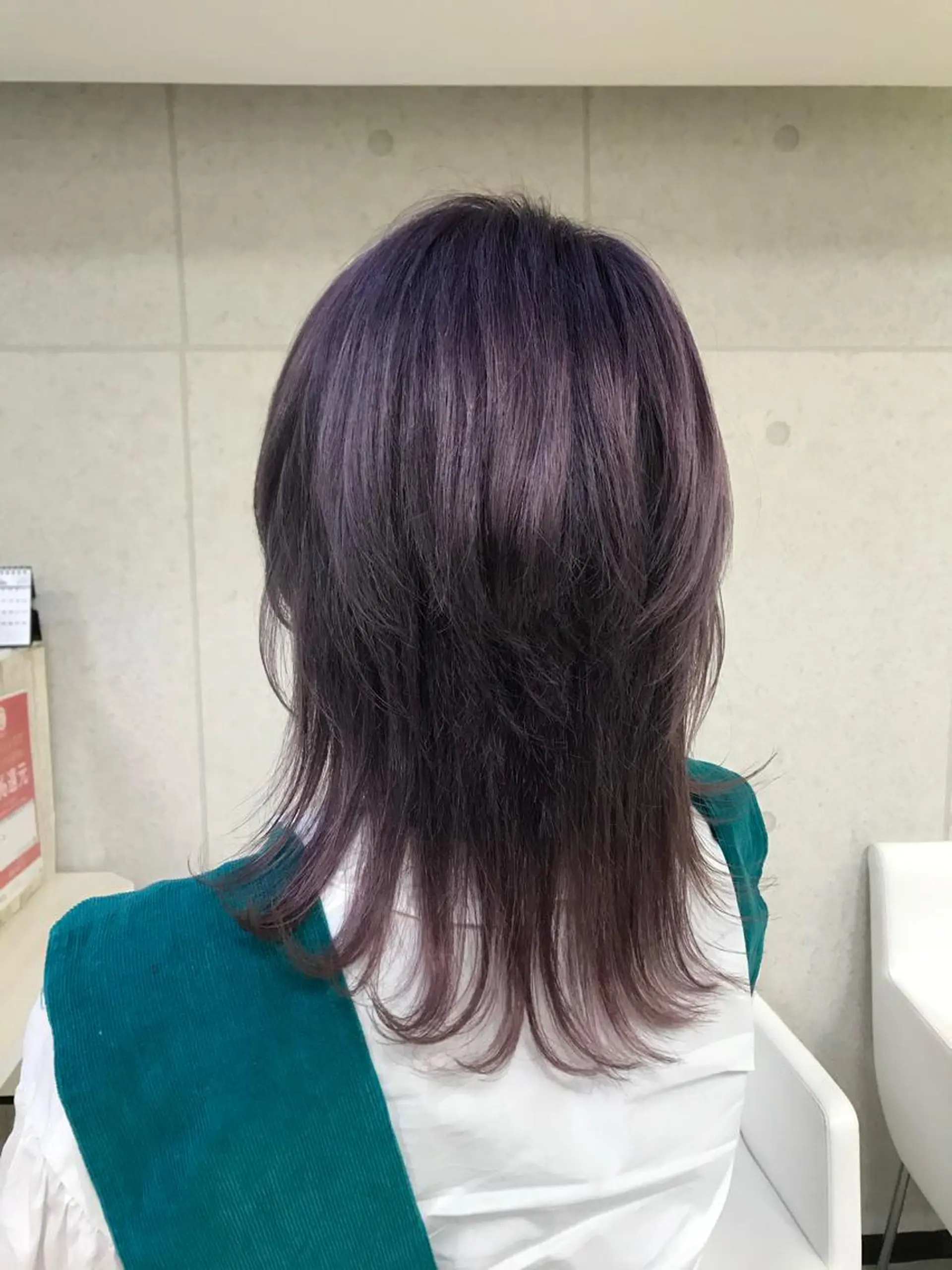 ミディアム カラー カット ヘアカラー 具志 真理子のヘアスタイル