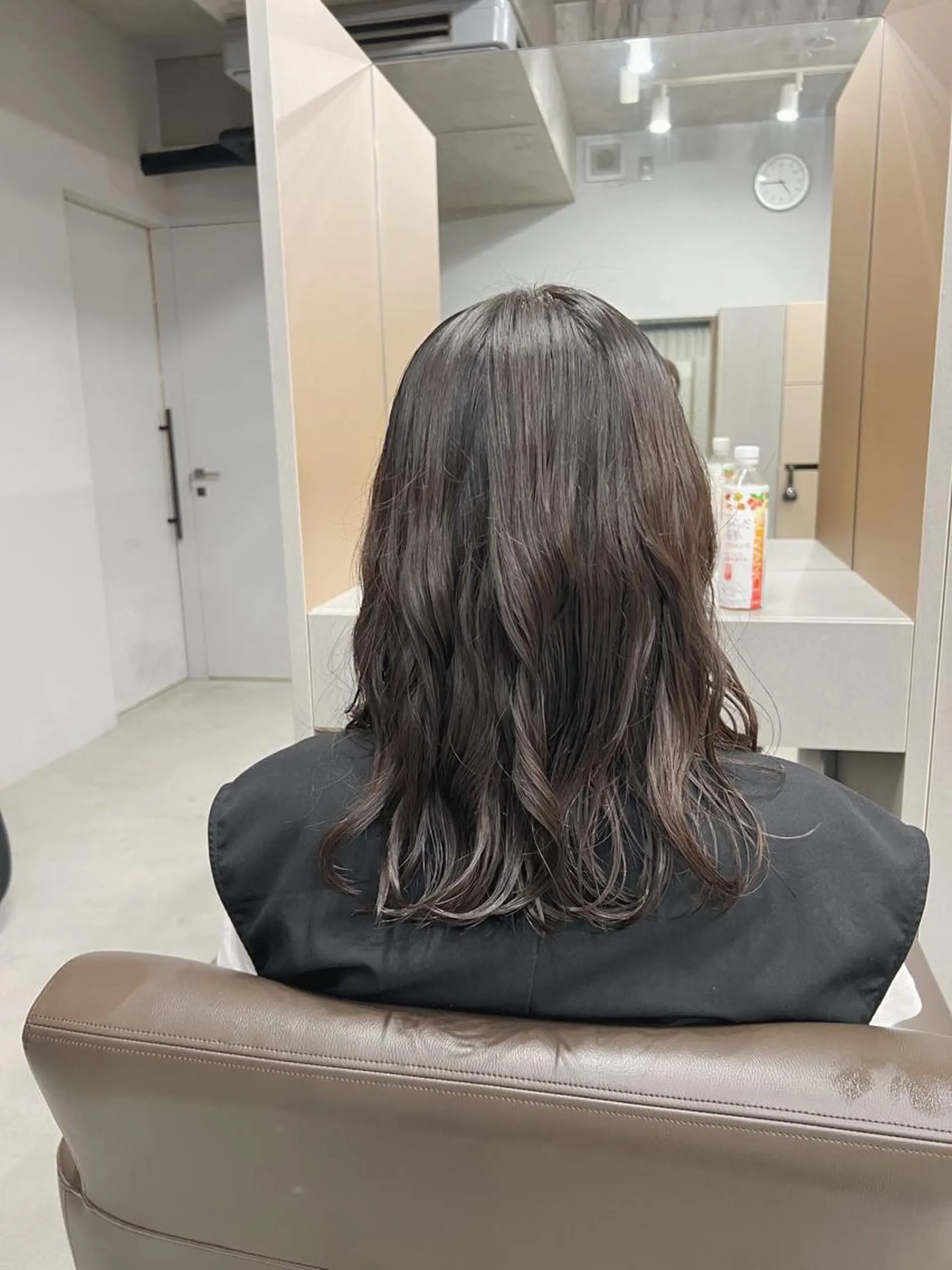 セミロング パーマ ボブパーマコテ巻き風 パーマNo1深江秀平のヘアスタイル