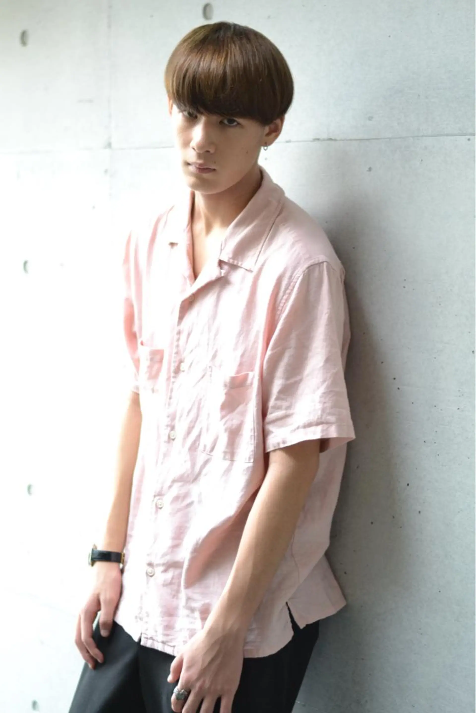 ショート カラー メンズ 大木 拓瑞のヘアスタイル