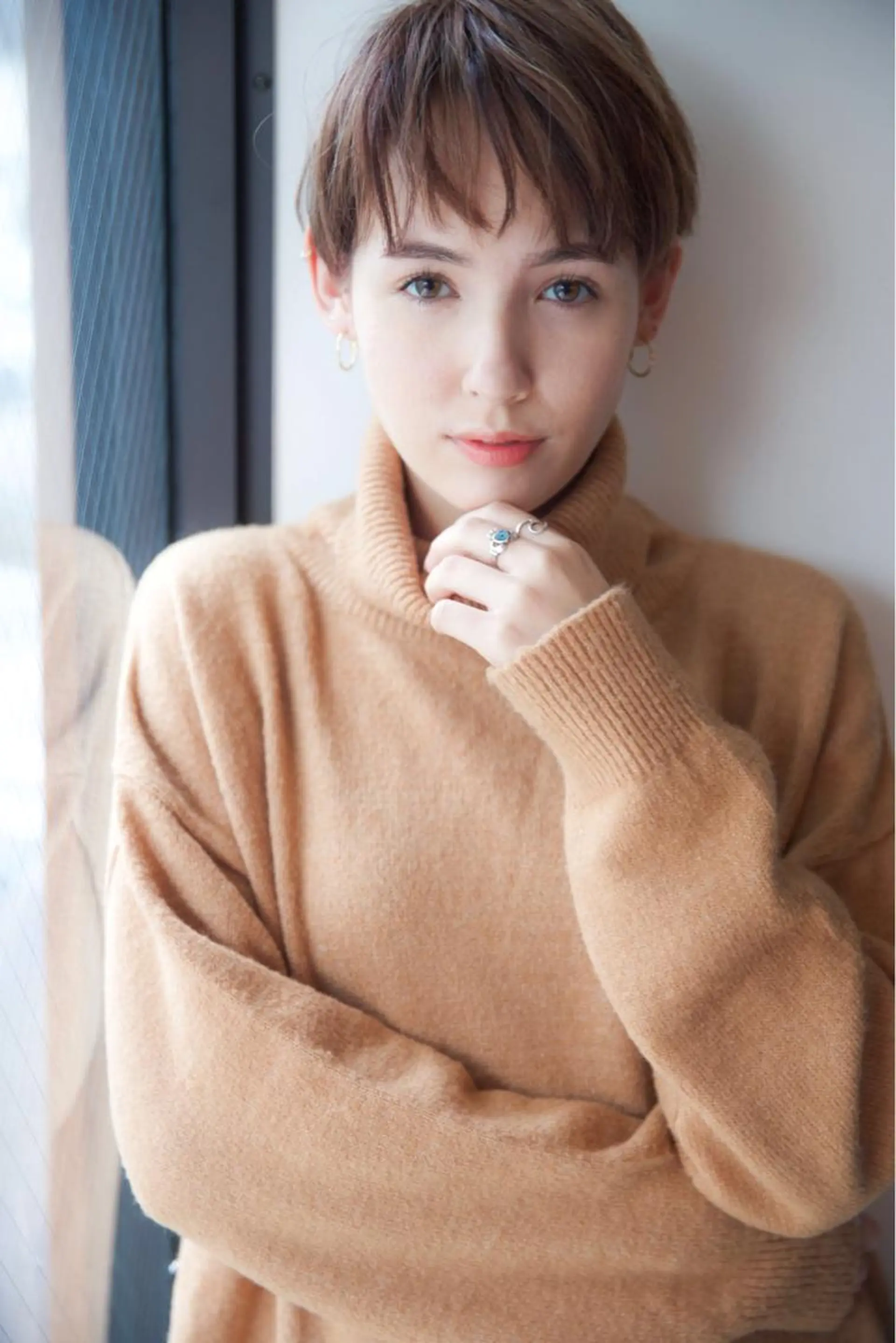 ショート カット ヘアカラー トリートメント ホカリ ツカサのヘアスタイル