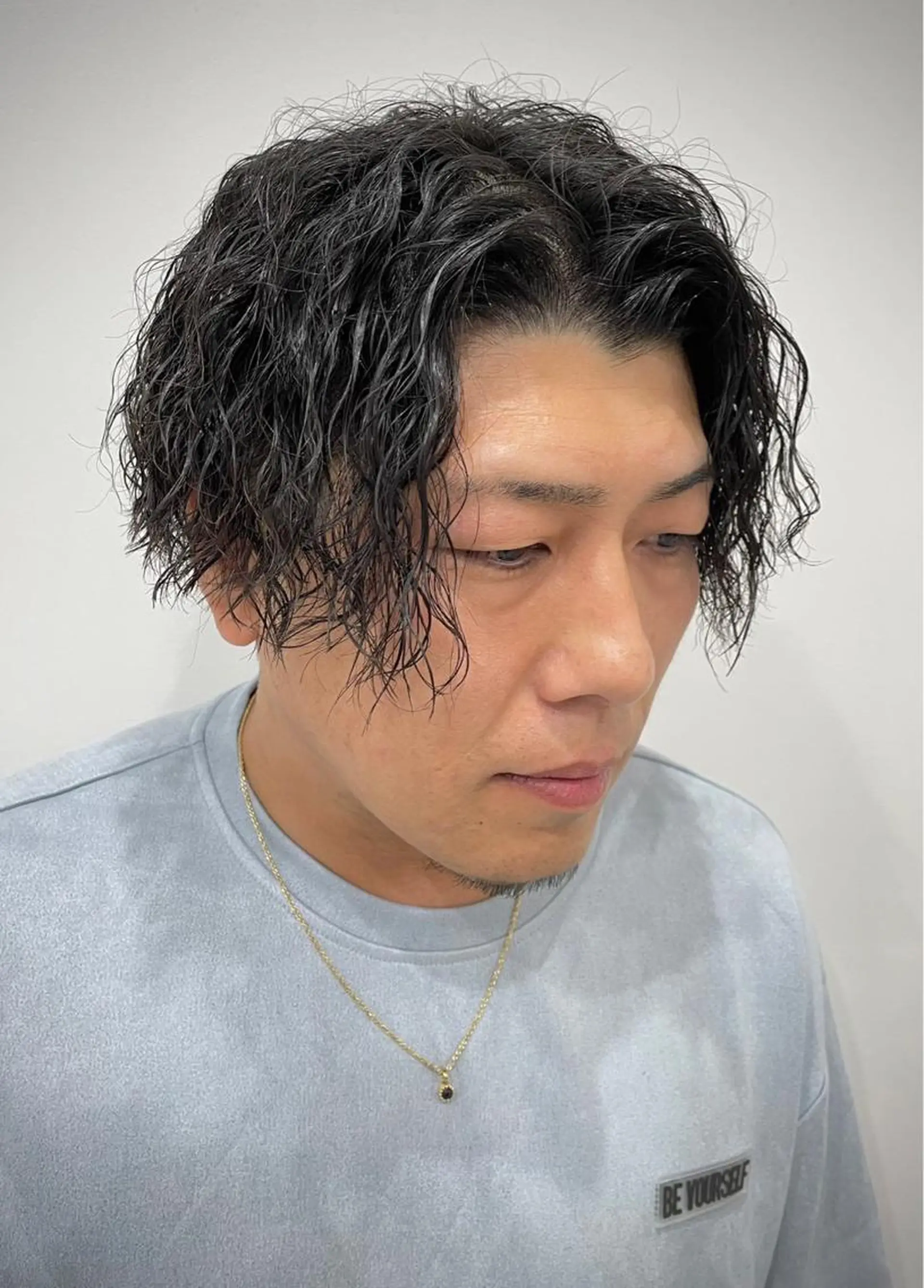 メンズ メンズパーマ 🏁片倉 玲旺🏁のヘアスタイル