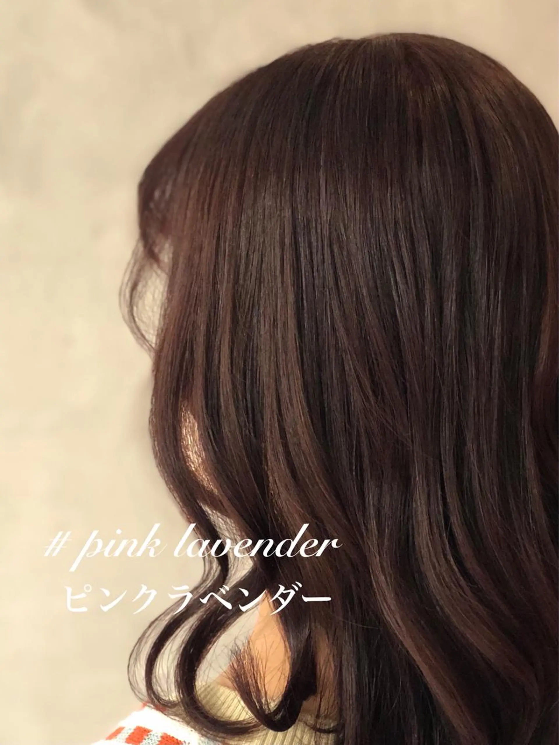 ミディアム カラー 縮毛矯正　野口 恵のヘアスタイル