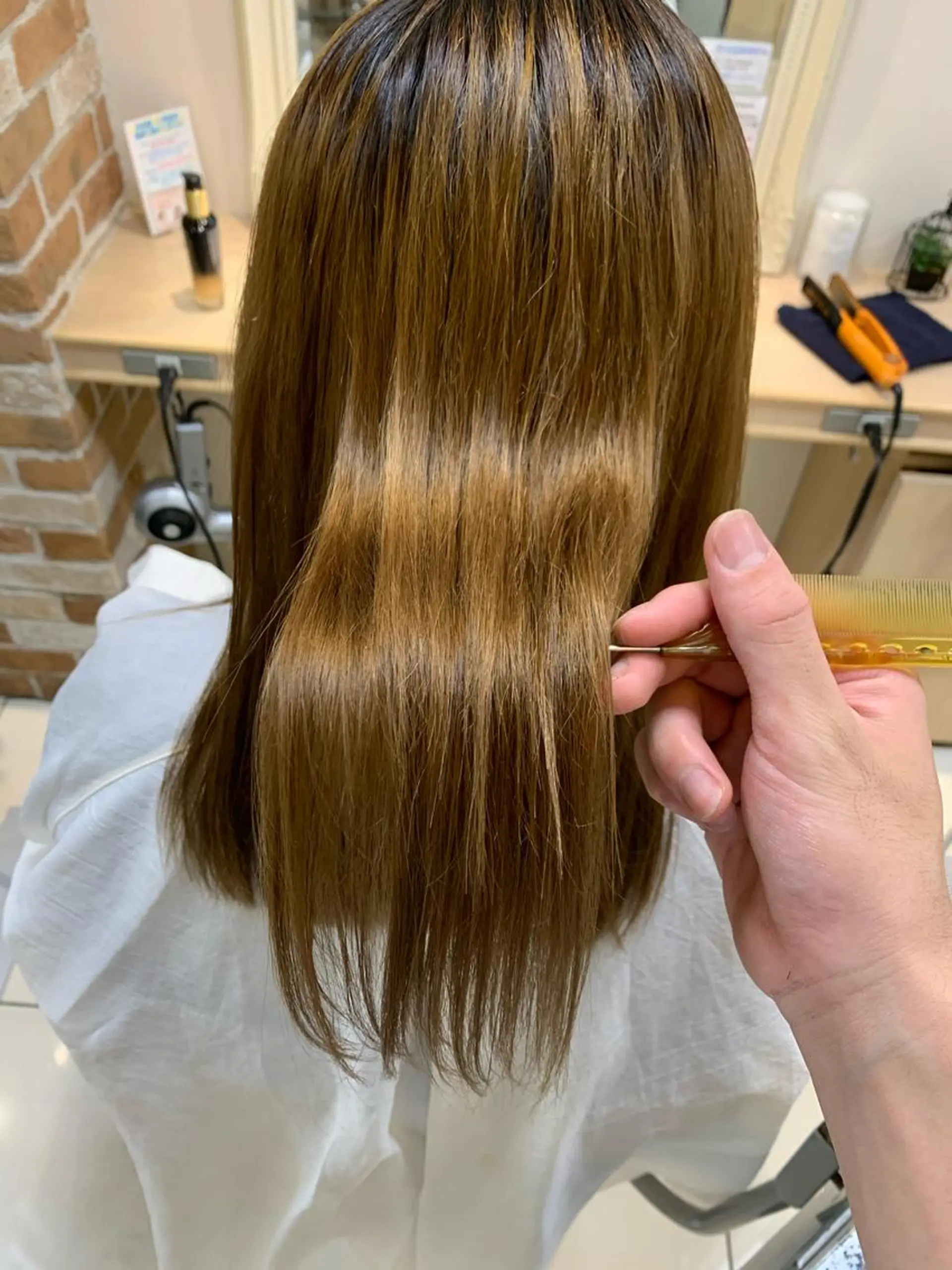 セミロング 縮毛矯正 トリートメント LATTAN COSITU所属・店長 大方康暉のヘアスタイル