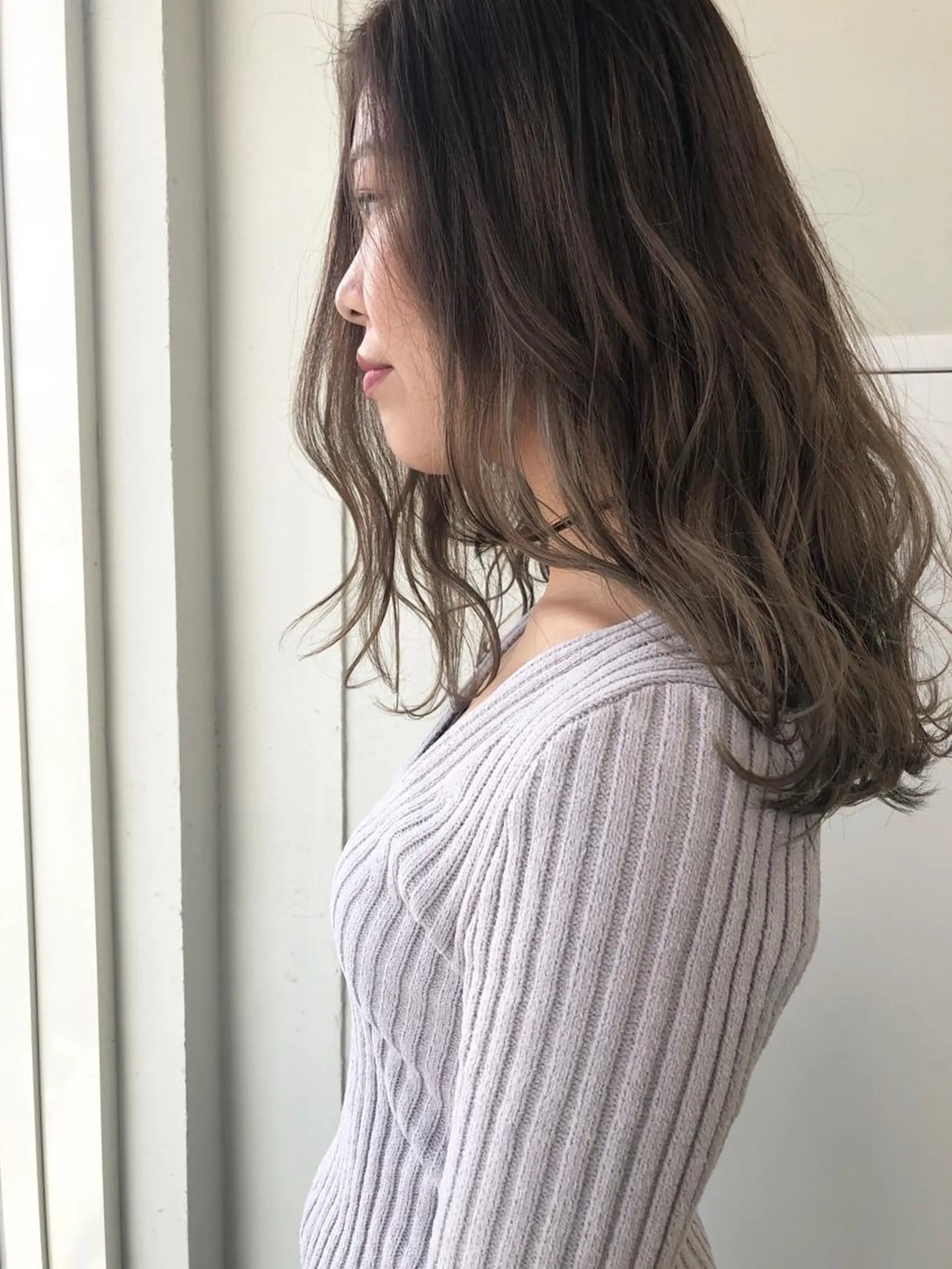 セミロング 小澤大輔 YOLO hairのヘアスタイル