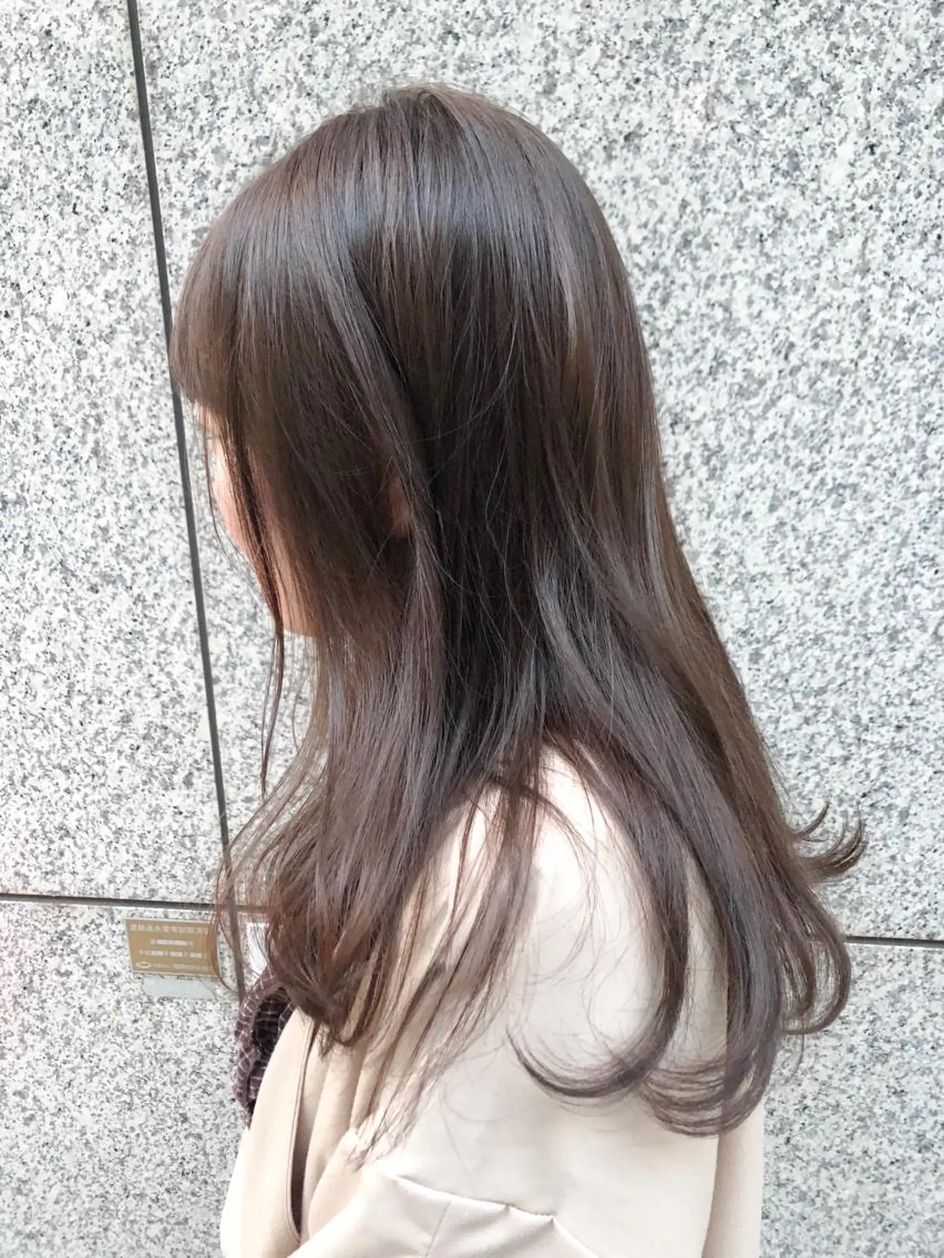 カラー ラベンダーカラー nessヤマサキ リュウタのヘアスタイル