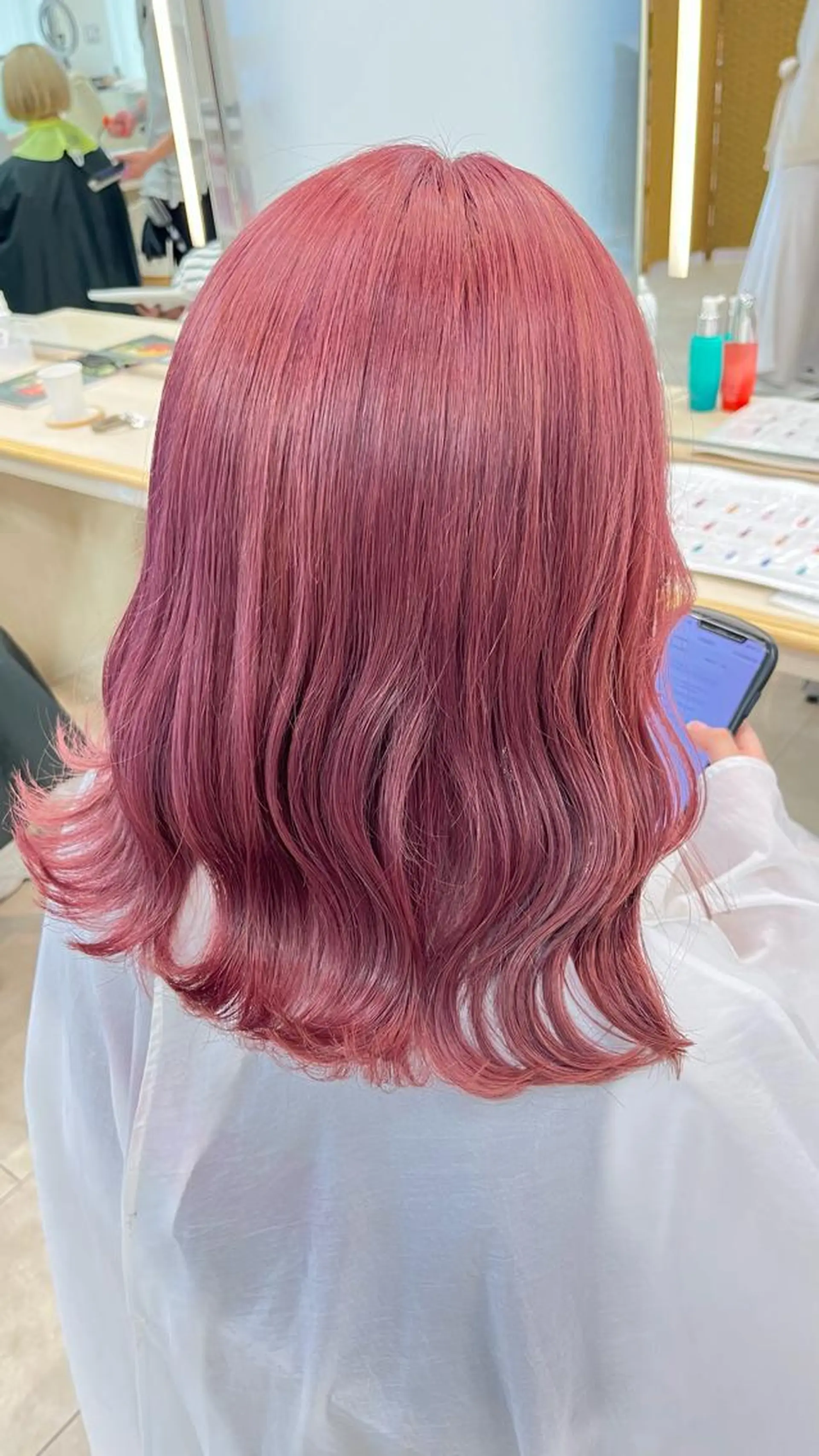 ミディアム カラー カット ヘアカラー トリートメント 暖色専門美容師🎀 お客様満足度◎のヘアスタイル