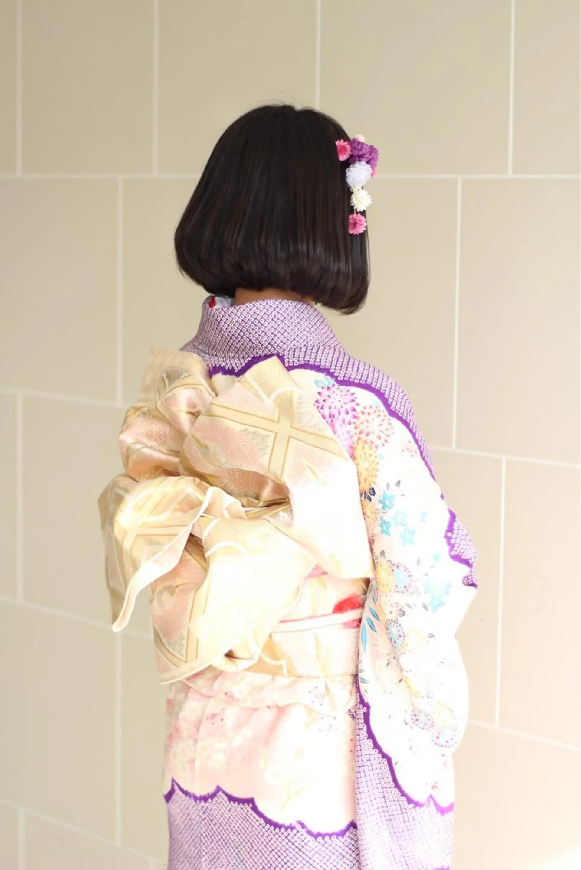 着付け 石野 智華のヘアスタイル