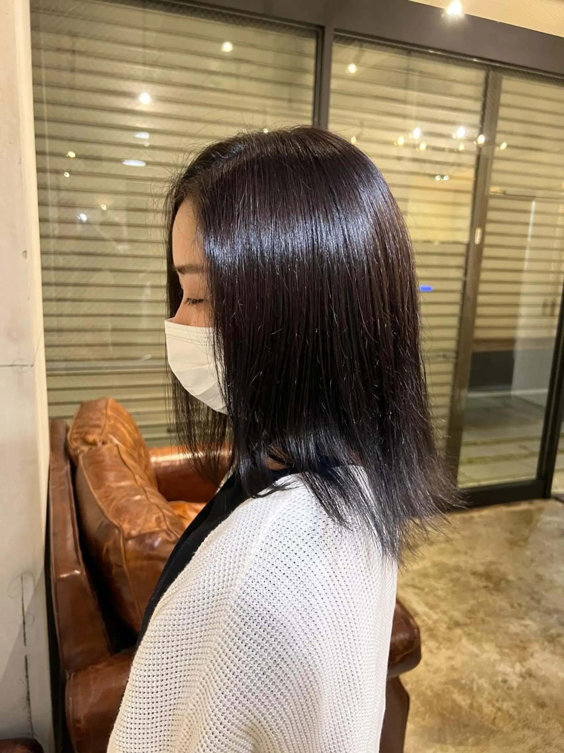 ミディアム カラー ラベンダーカラー Lisa🪄似合わせ ／デザインカラーのヘアスタイル