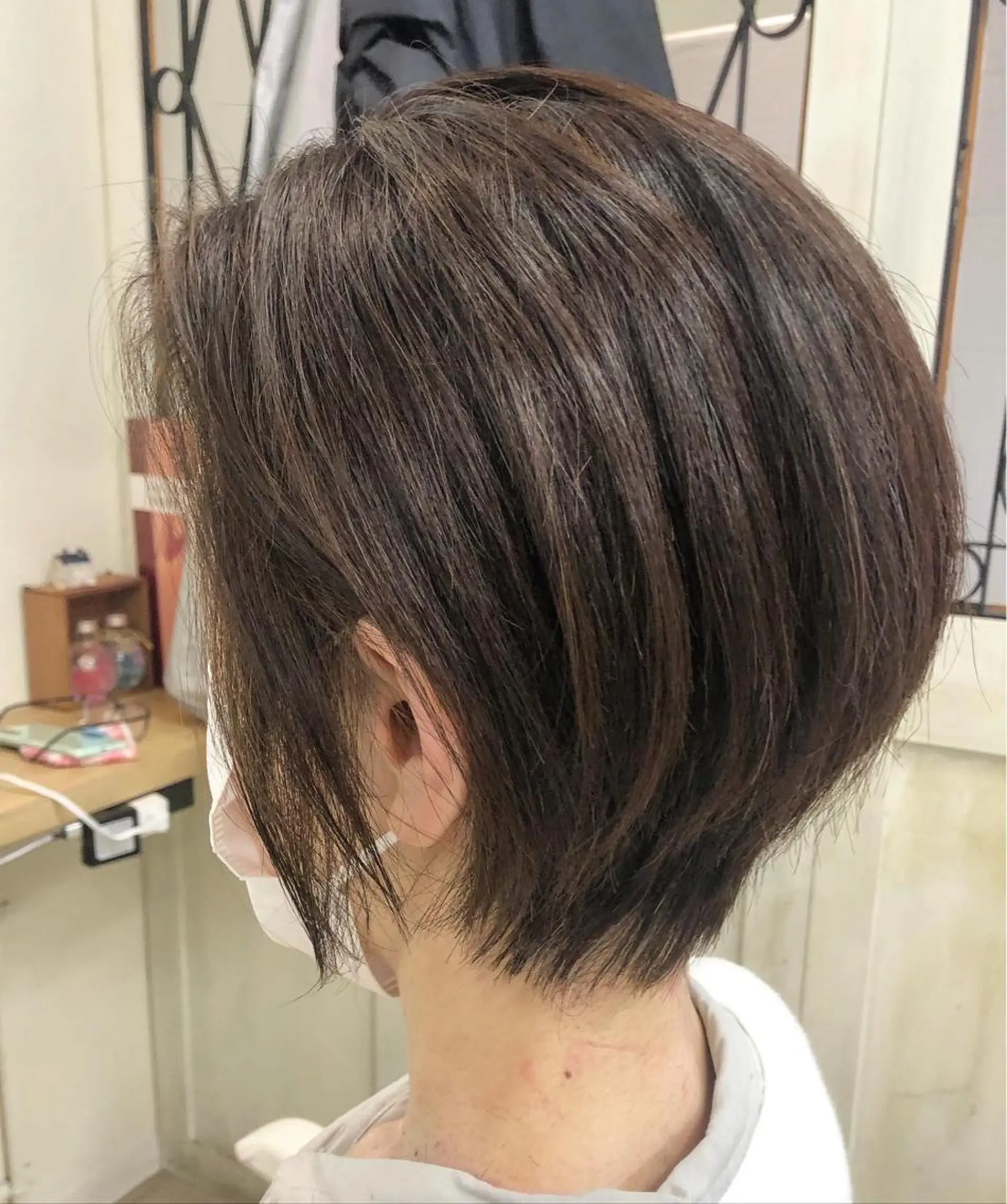 ショート ヤナギウチ エリカのヘアスタイル