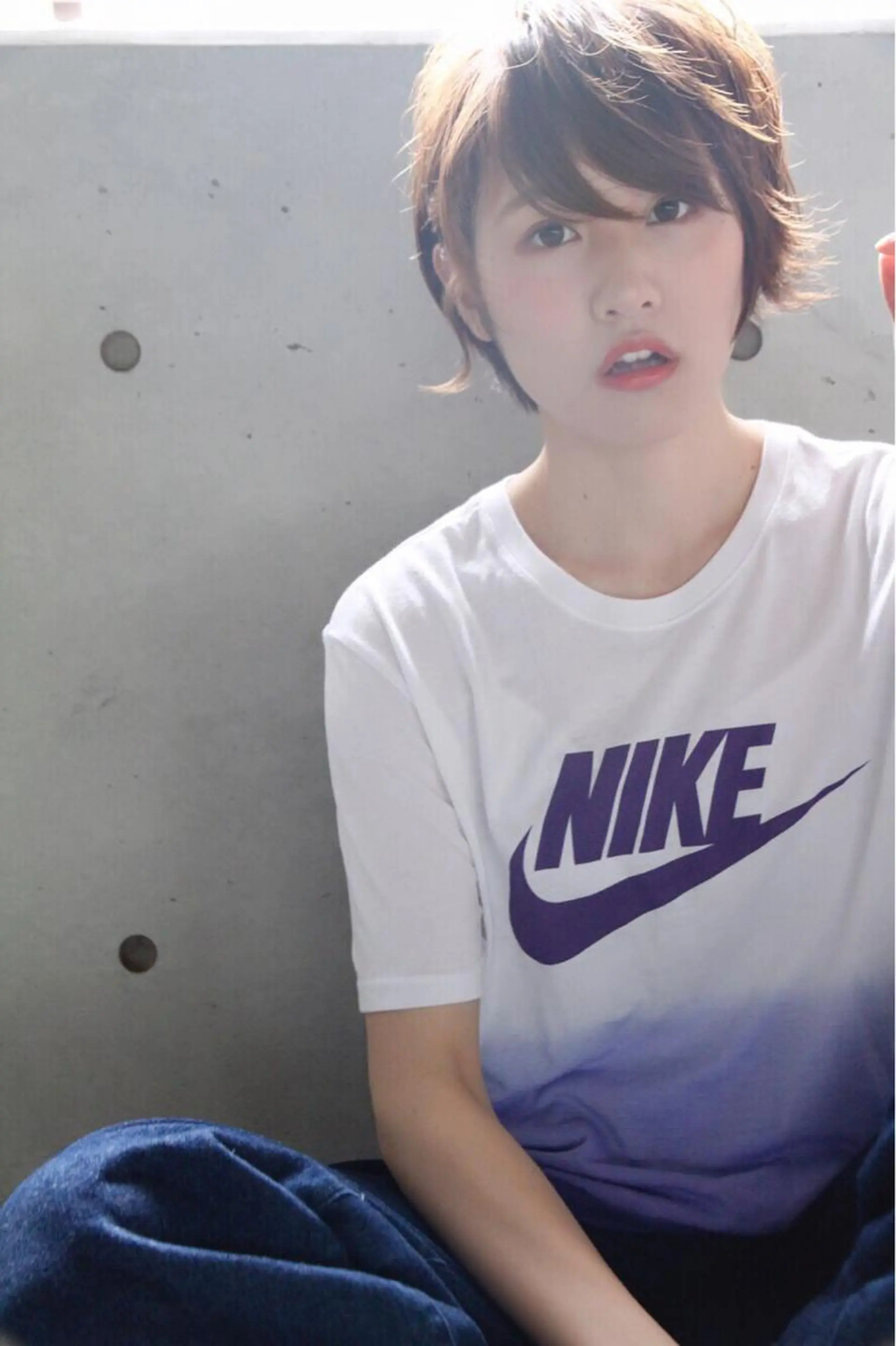 ショート カラー ショートヘア 外ハネヘア ショート/ボブ/ 白髪染め/メンズ葛西のヘアスタイル