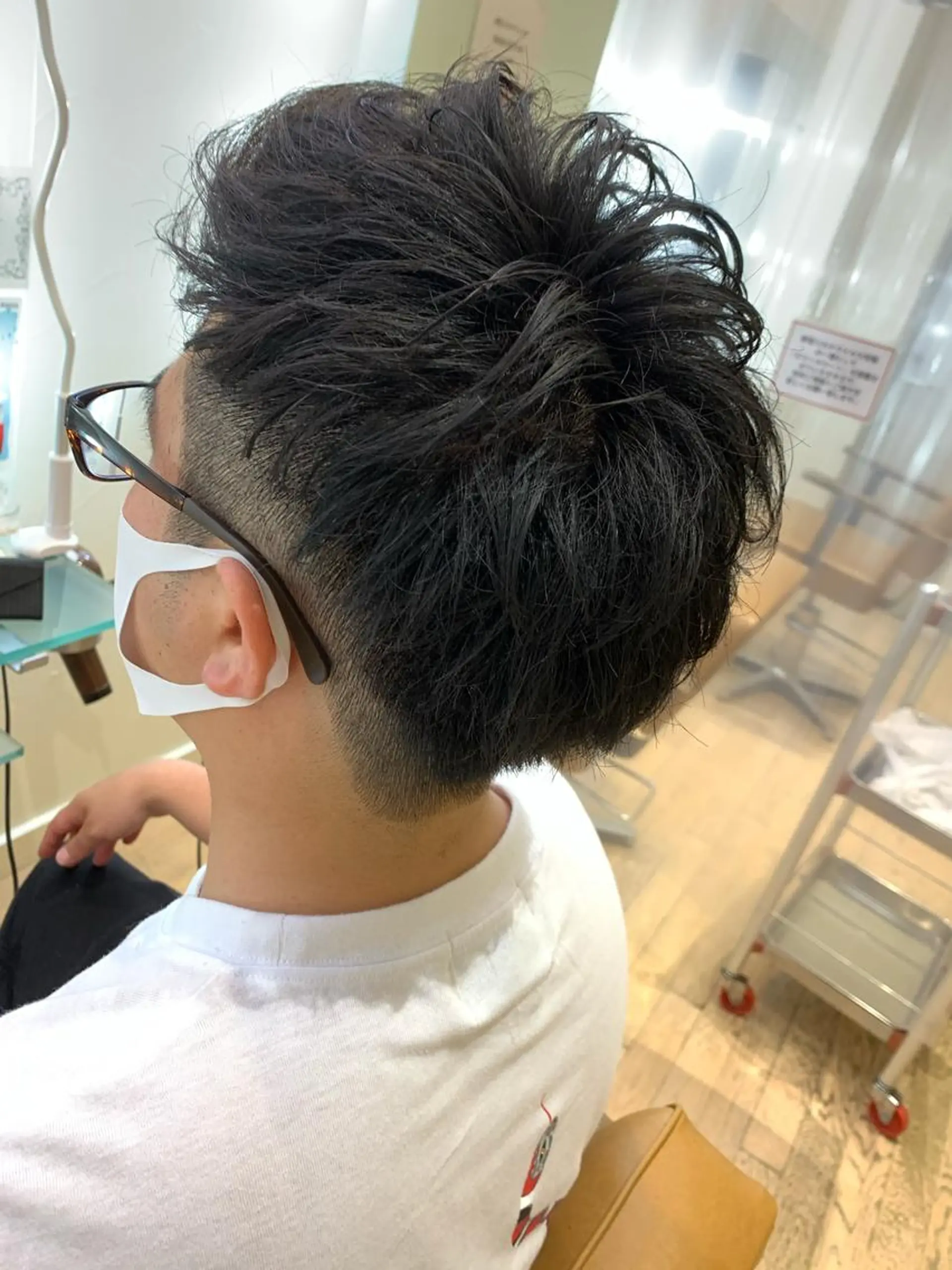 ショート ヘアアレンジ メンズ 刈り上げ 【メンズモデル募集】 Bassa所沢のヘアスタイル