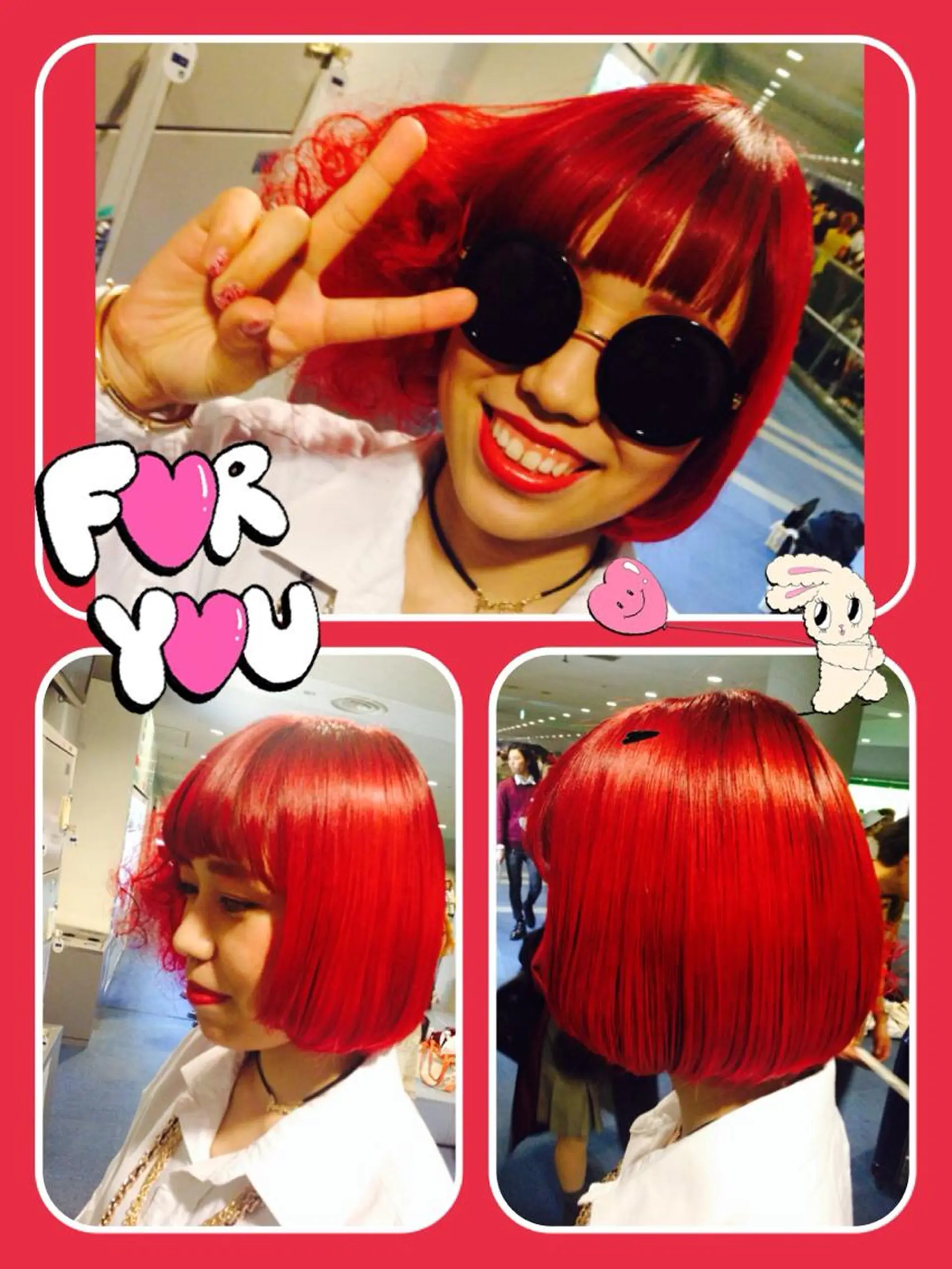 ショート ボブ 韓国ヘア得意❤︎森澤 悠佳のヘアスタイル