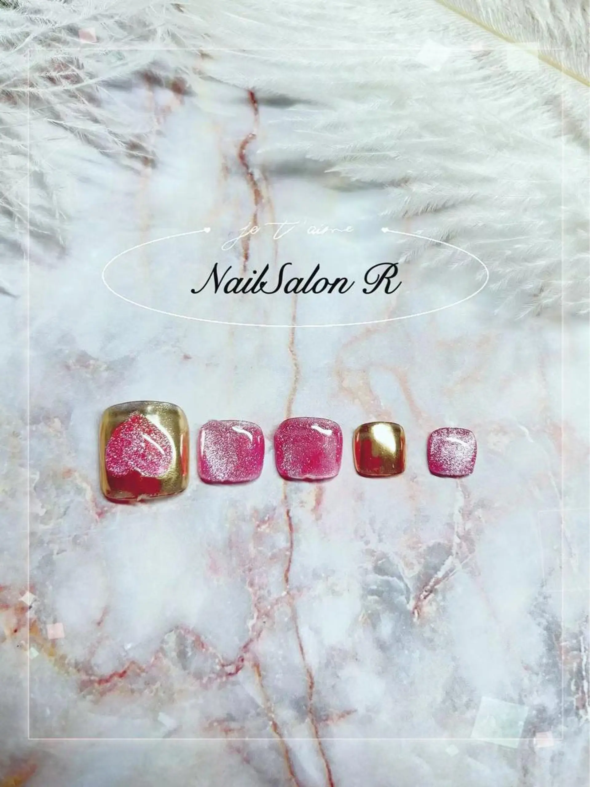 ネイル フットネイル NailSalon R(ネイルサロンアール)所属・NailSalonR 宮里のネイルデザイン