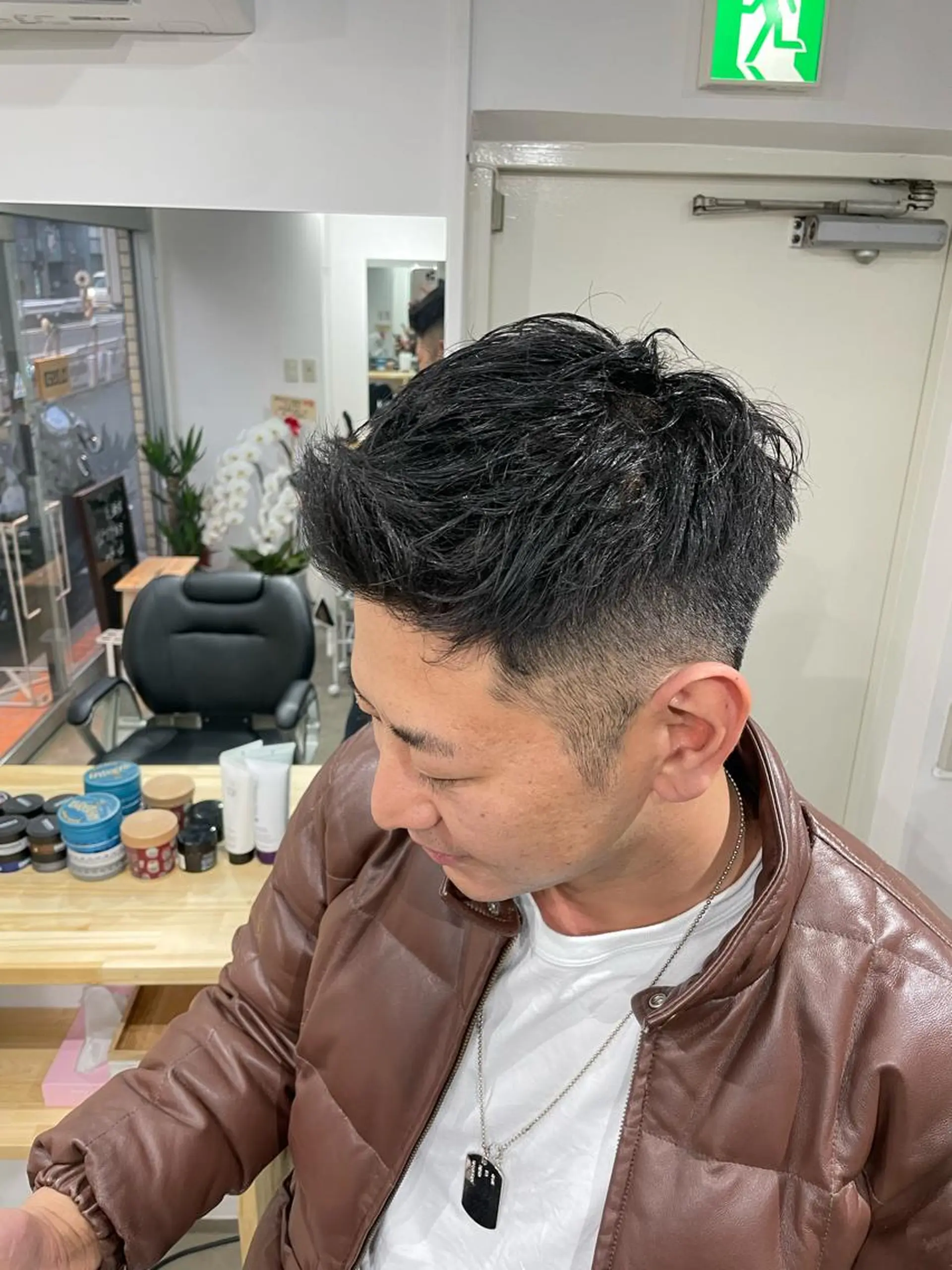 ショート メンズ フェードカット 💈メンズパーマ💈 ナカザワ　　リョウのヘアスタイル