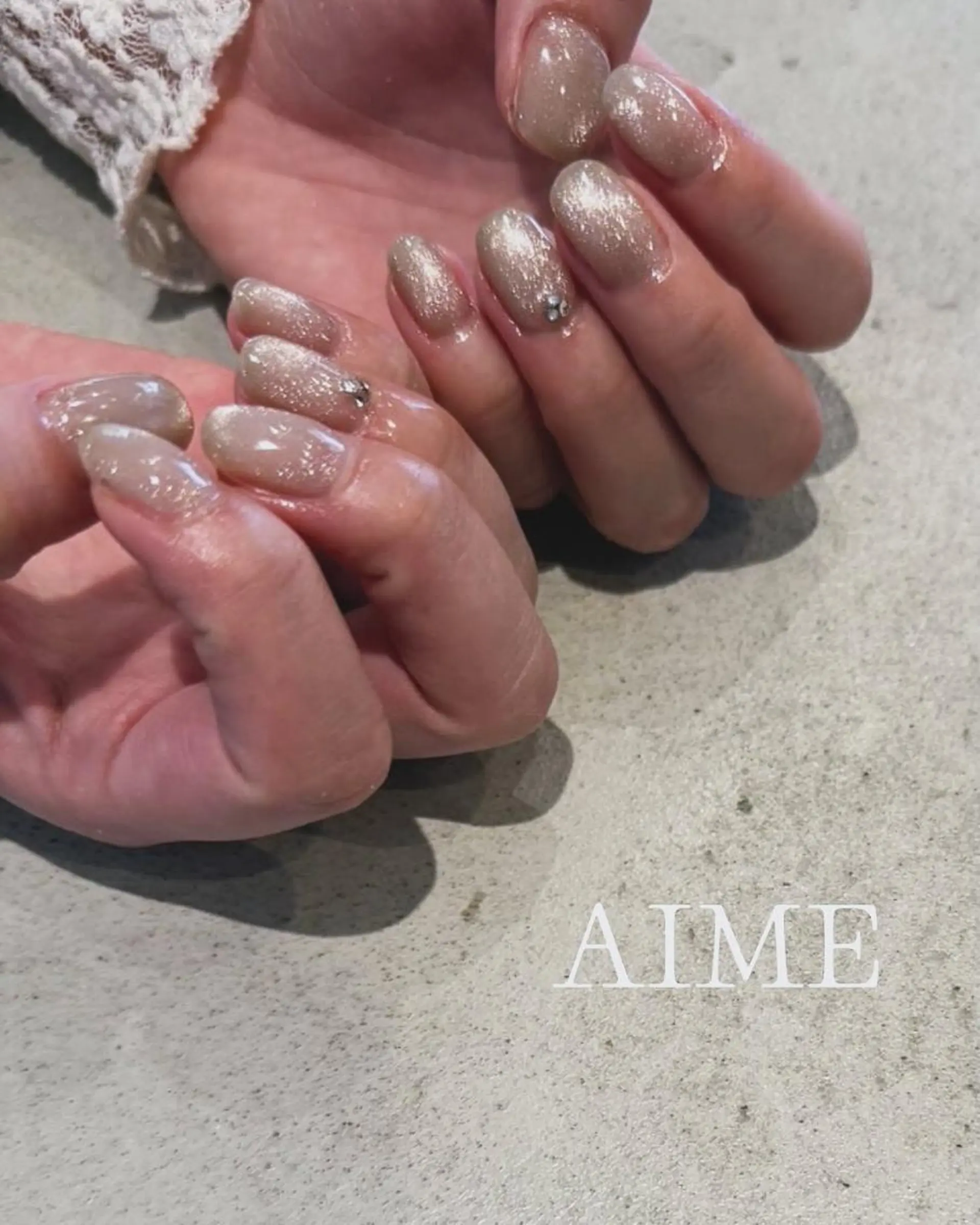 ネイル アートネイル ハンドネイル AIME （momo）のネイルデザイン