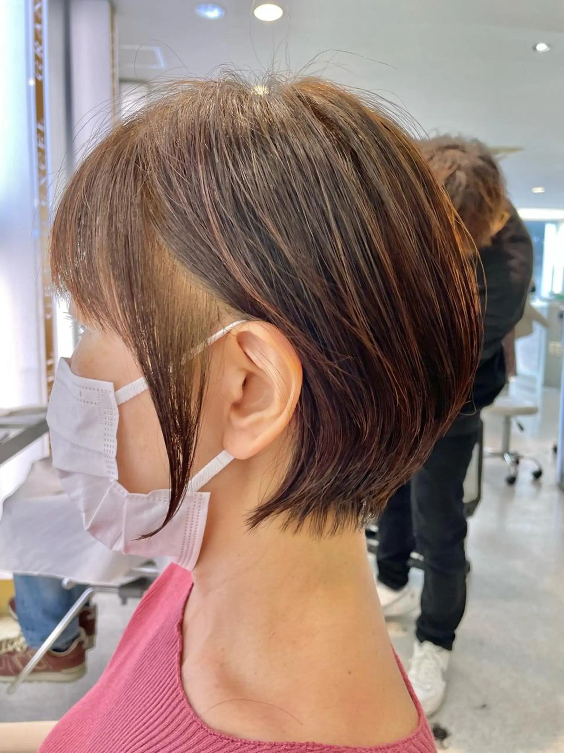 ショート 韓国/レイヤーカット 顔周り/廣瀬達哉のヘアスタイル