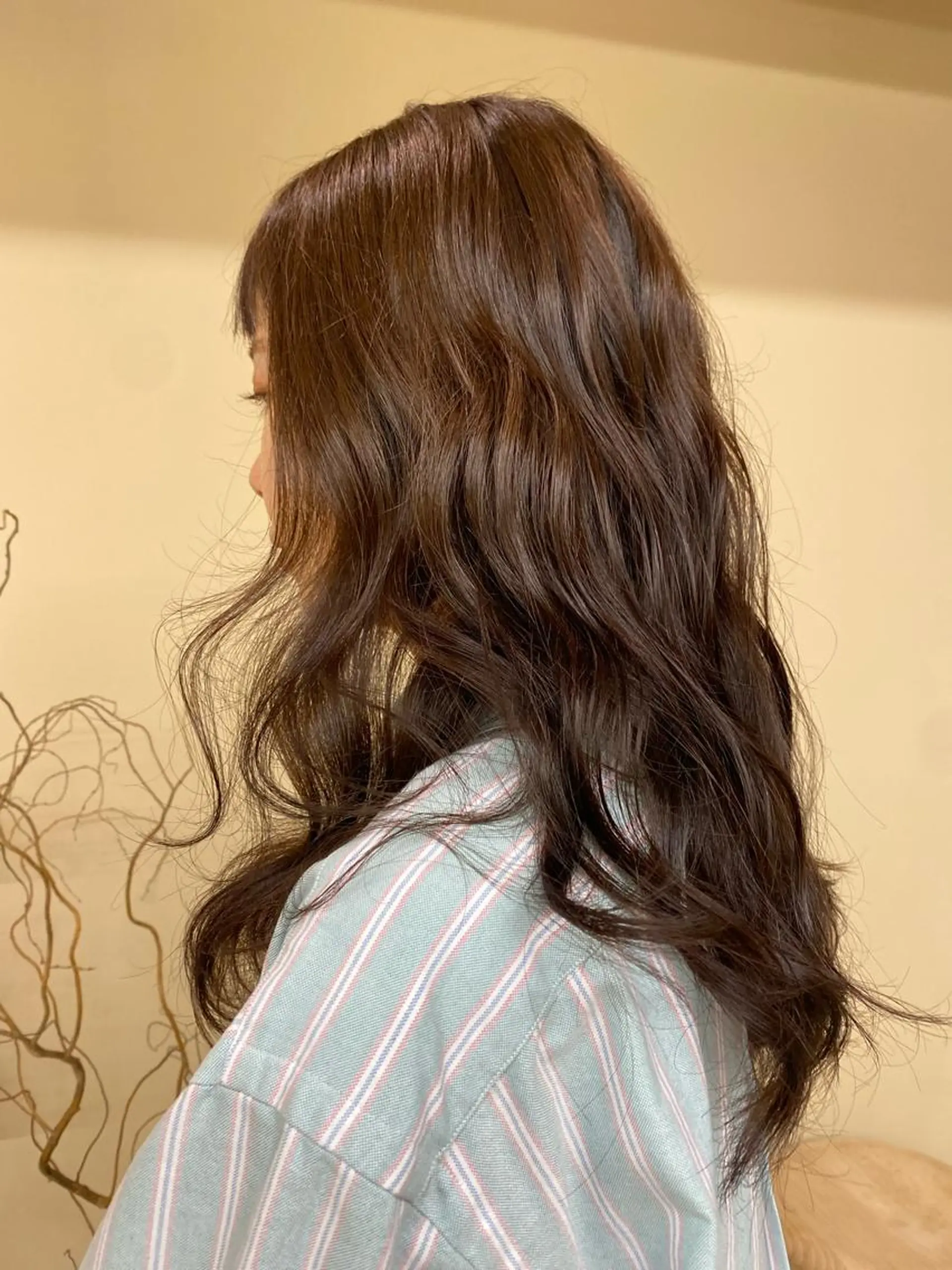 ロング カラー ブラウンカラー ピンクカラー ピンクブラウン shoji༄ mikuのヘアスタイル