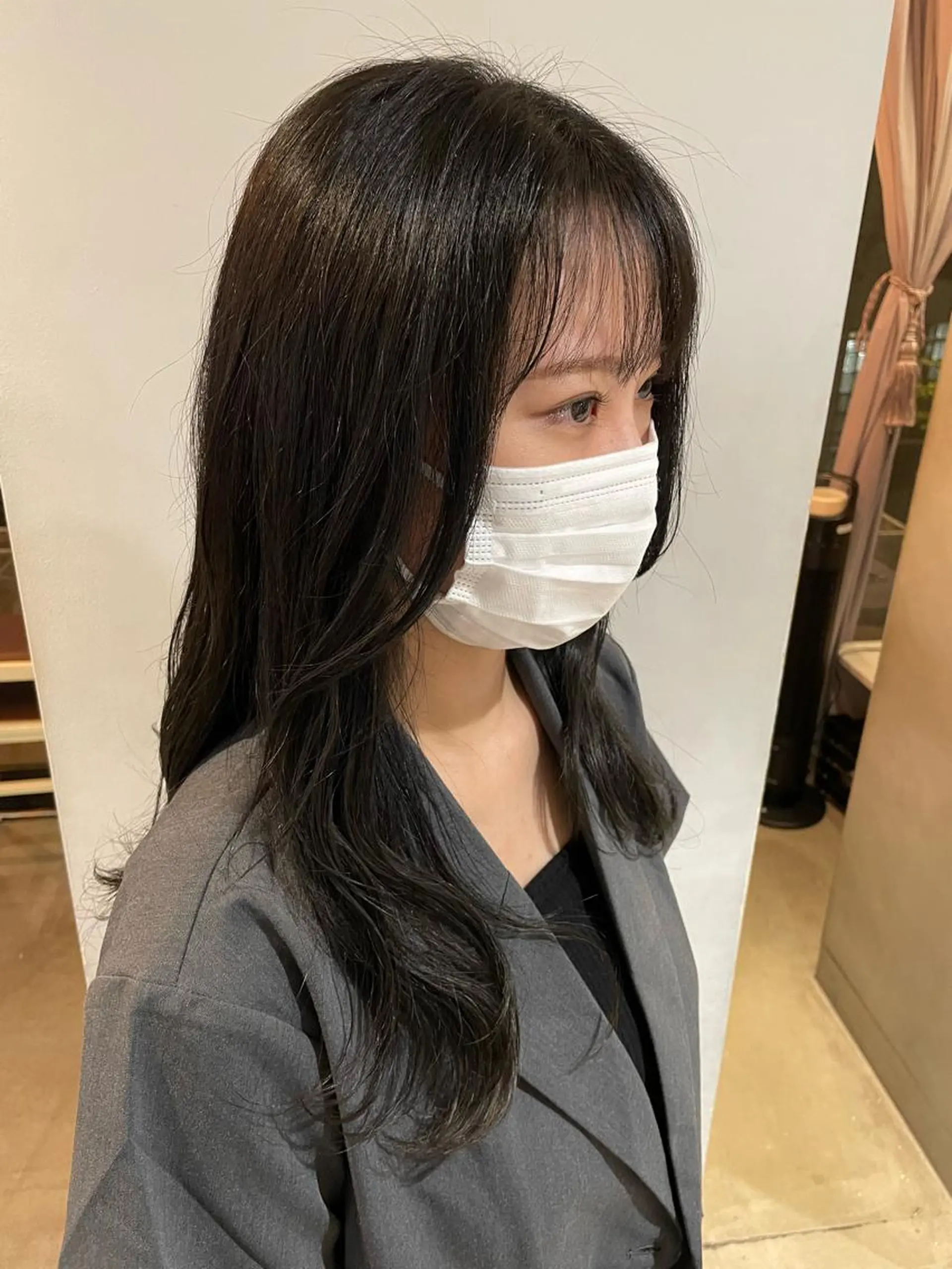 ロング ヘアカラー トリートメント Null 表参道所属・岩下昂世/ ハイトーン/デザインのヘアスタイル