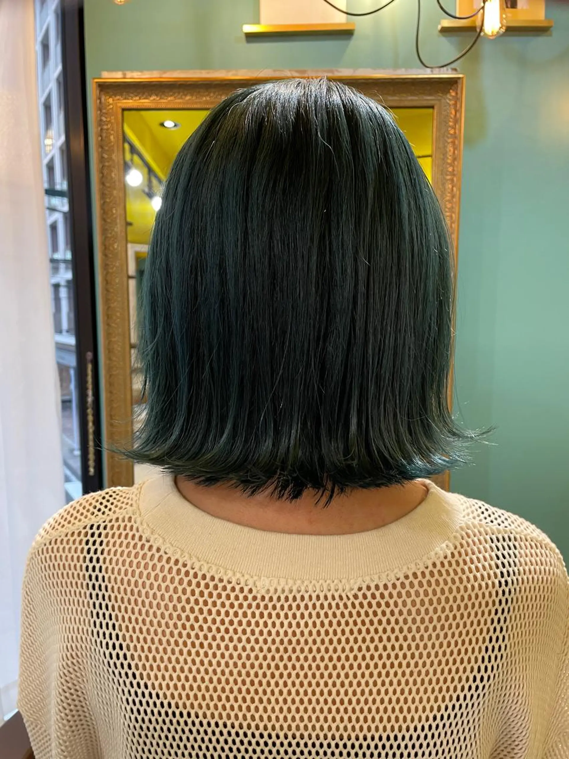 ミディアム ヘアカラー トリートメント 末石 智のヘアスタイル
