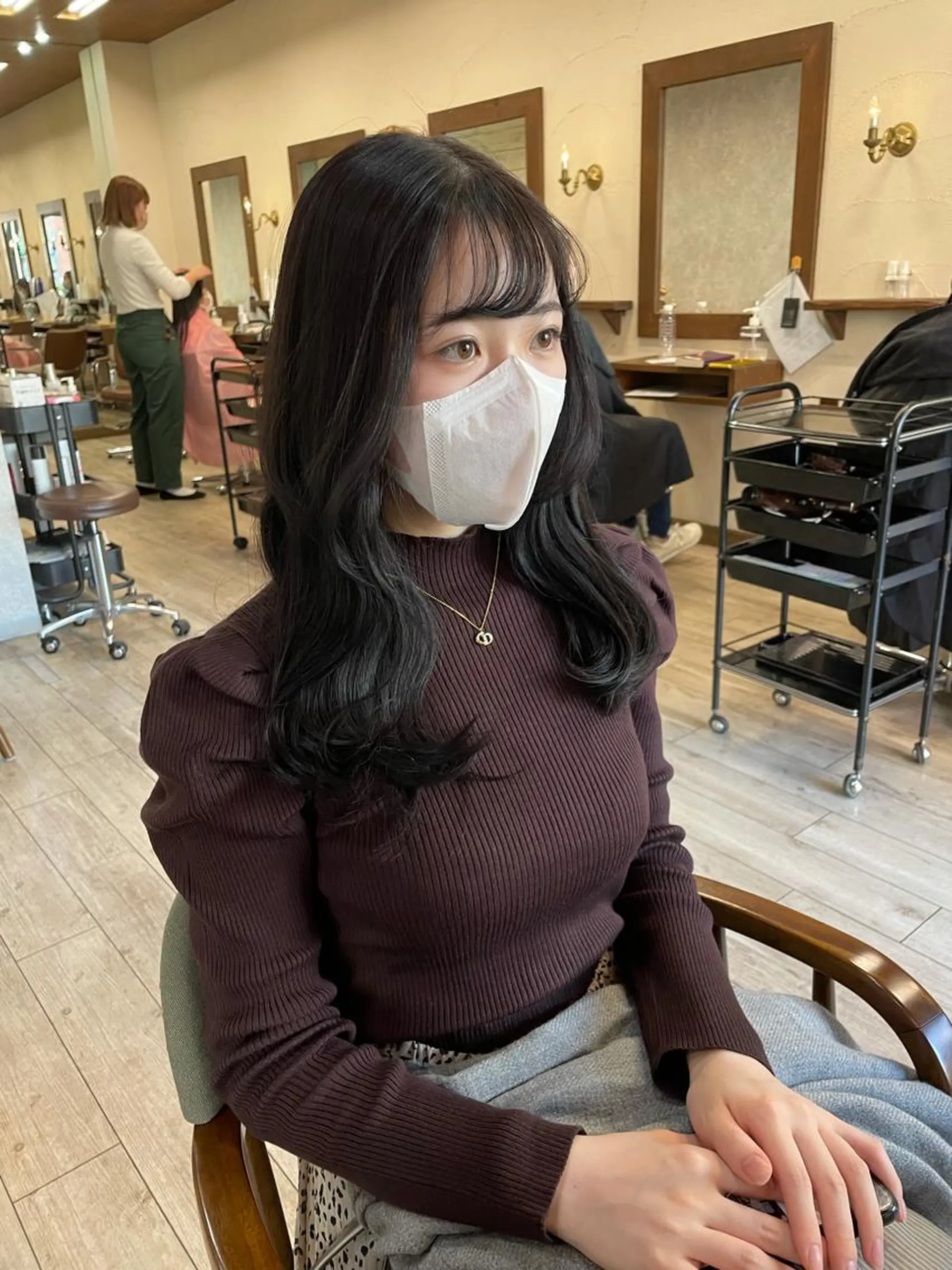 ロング カラー 黒髪 🫧ヒシダアキ taboo.i🫧のヘアスタイル