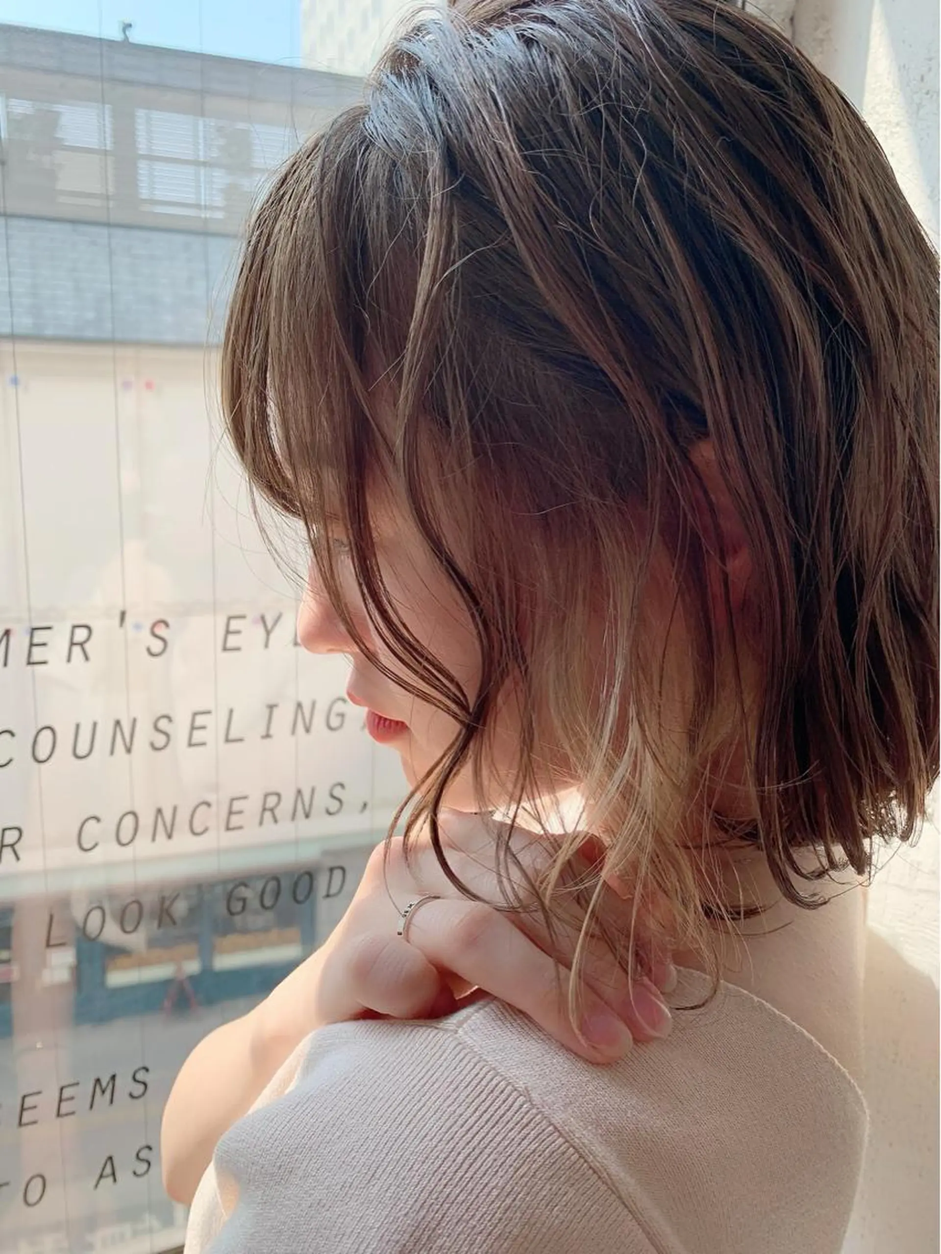 ミディアム カラー インナーカラー 💛丁寧さNo.🥇 🧸片山智裕💛のヘアスタイル