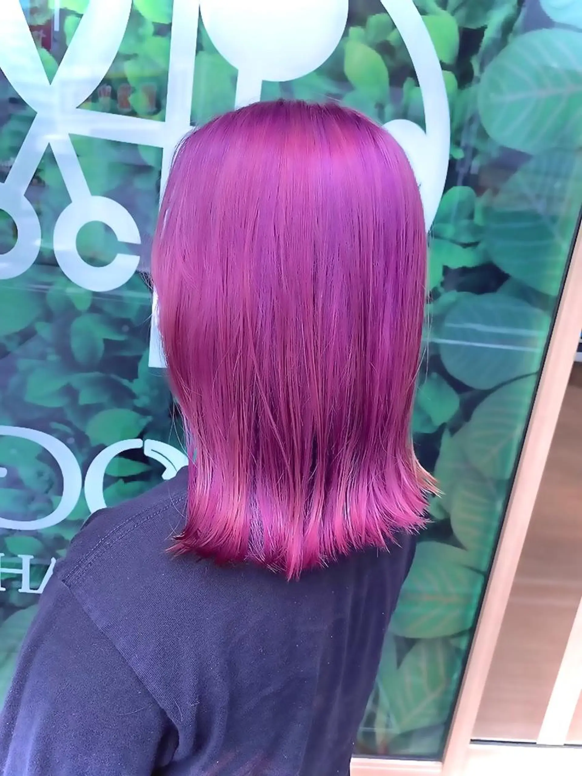 ミディアム カラー 髪質改善×潤艶カラー ⭐️岡田崇彰のヘアスタイル