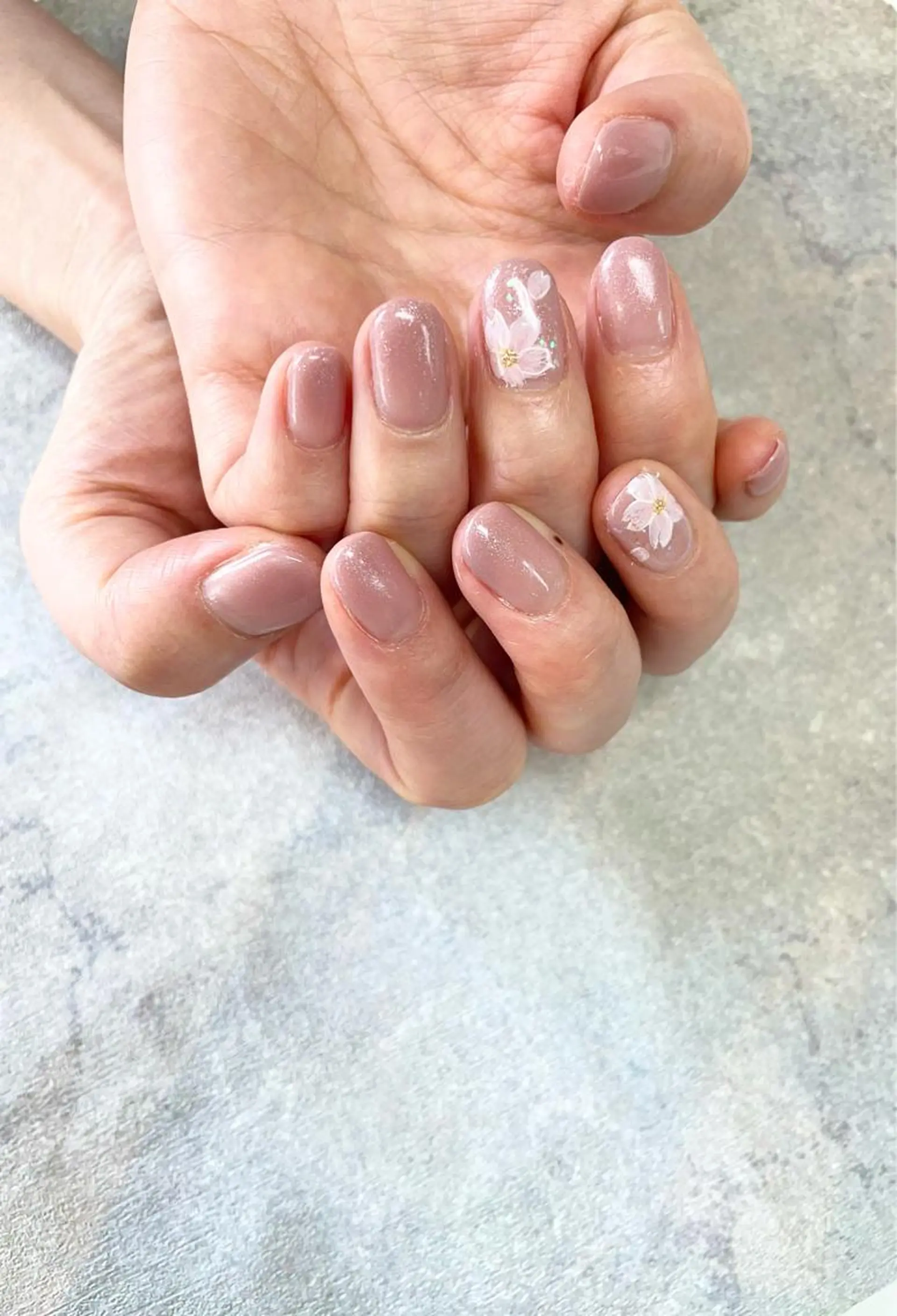 ネイル グラデーション オフィスネイル ピンク 春ネイル ハンドネイル .N YUKIのネイルデザイン
