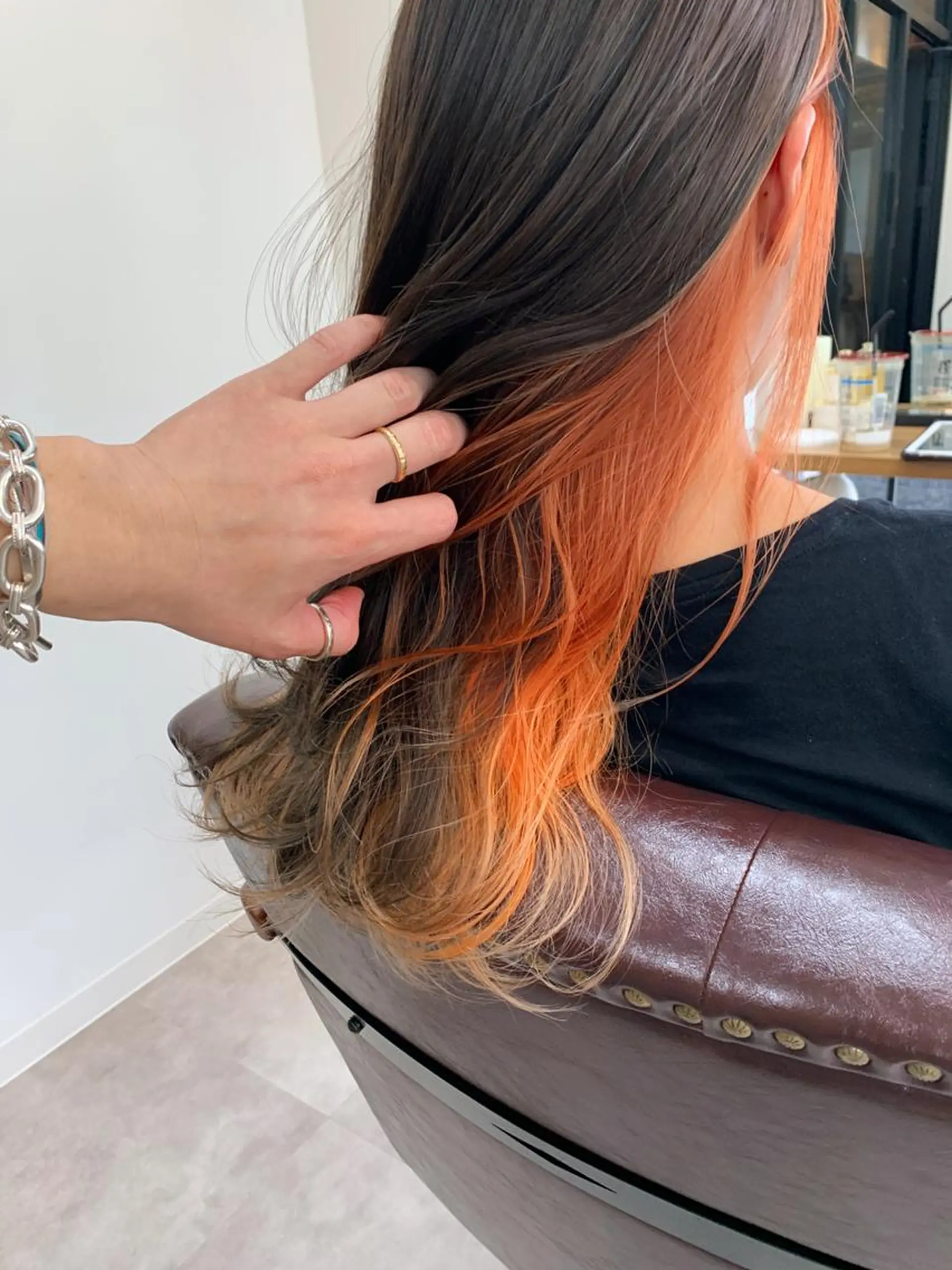 ロング カラー ブリーチ ケアブリーチ カット ヘアカラー トリートメント ROW吉祥寺✨ 髪質改善TR&スパ✨のヘアスタイル