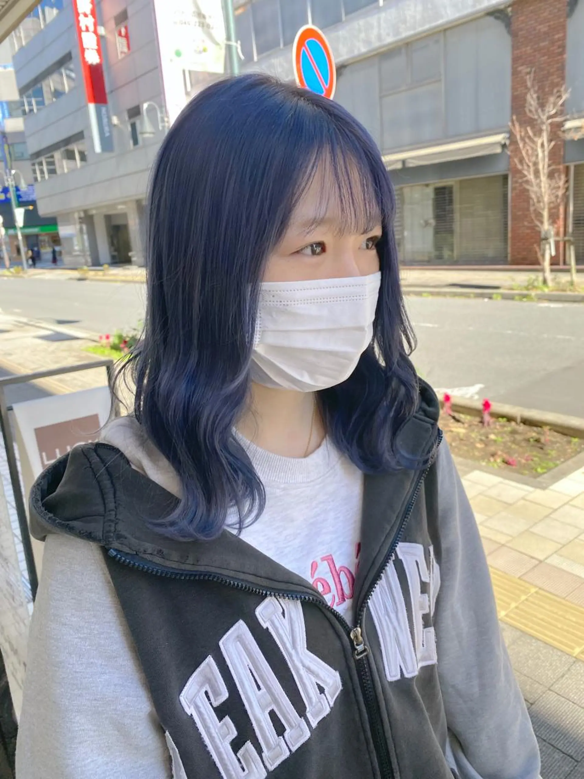 ミディアム カラー ブルーカラー ブルーラベンダー ラベンダーカラー ブリーチ/髪質改善 🍀MASAKiのヘアスタイル