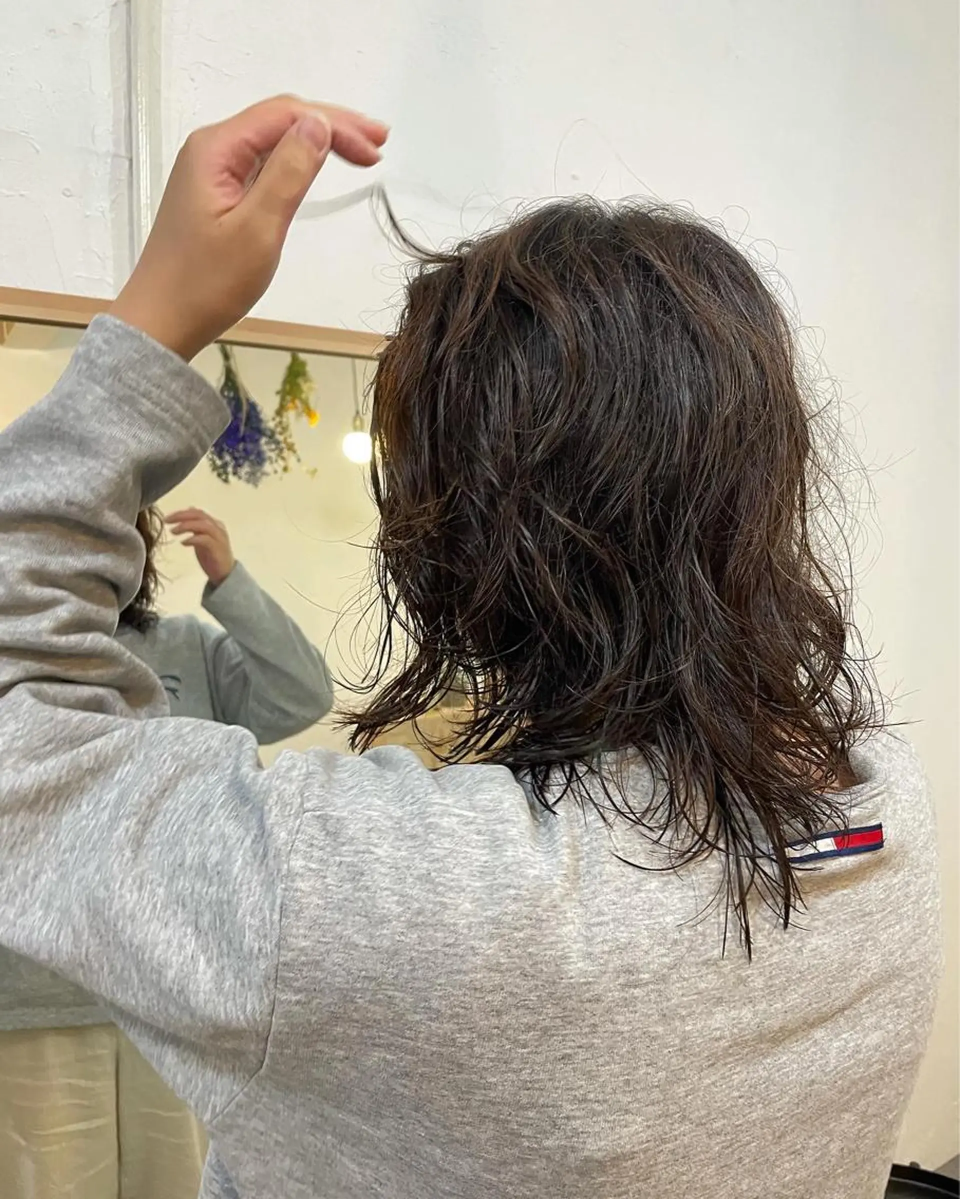 ミディアム パーマ 大西 祐輔のヘアスタイル