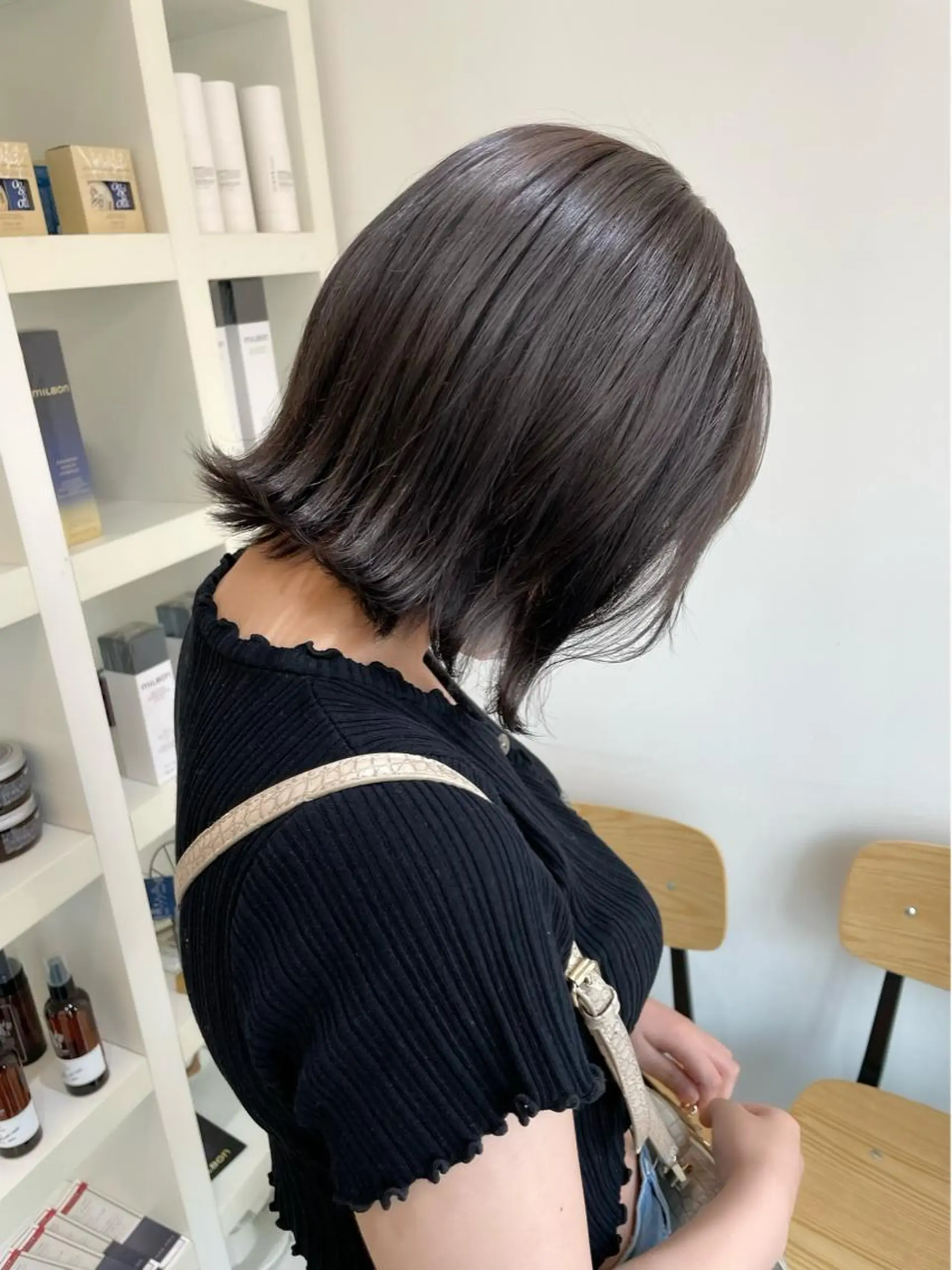 ミディアム カラー mir MIYUのヘアスタイル