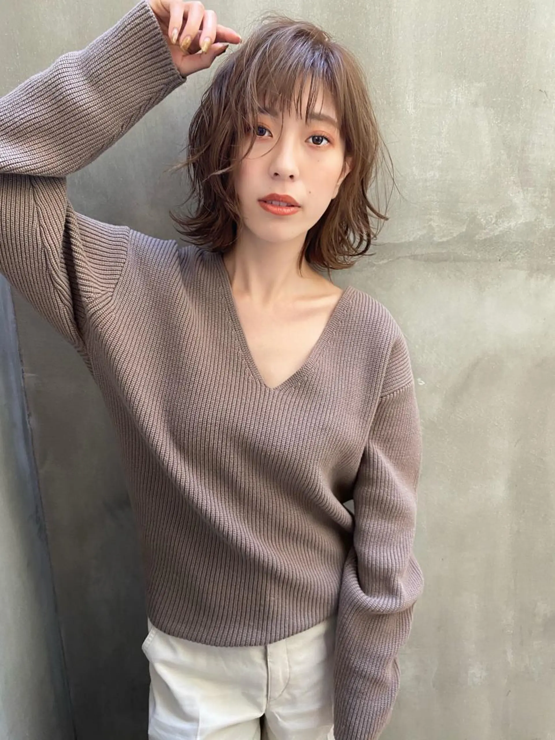 ミディアム ヘアアレンジ ネイル マツエク・マツパ くびれヘア 外国人風カラー ハイライト 学生 レイヤーカット reverie【レヴリー】所属・夜23時まで予約🉑 reverieあきらのヘアスタイル