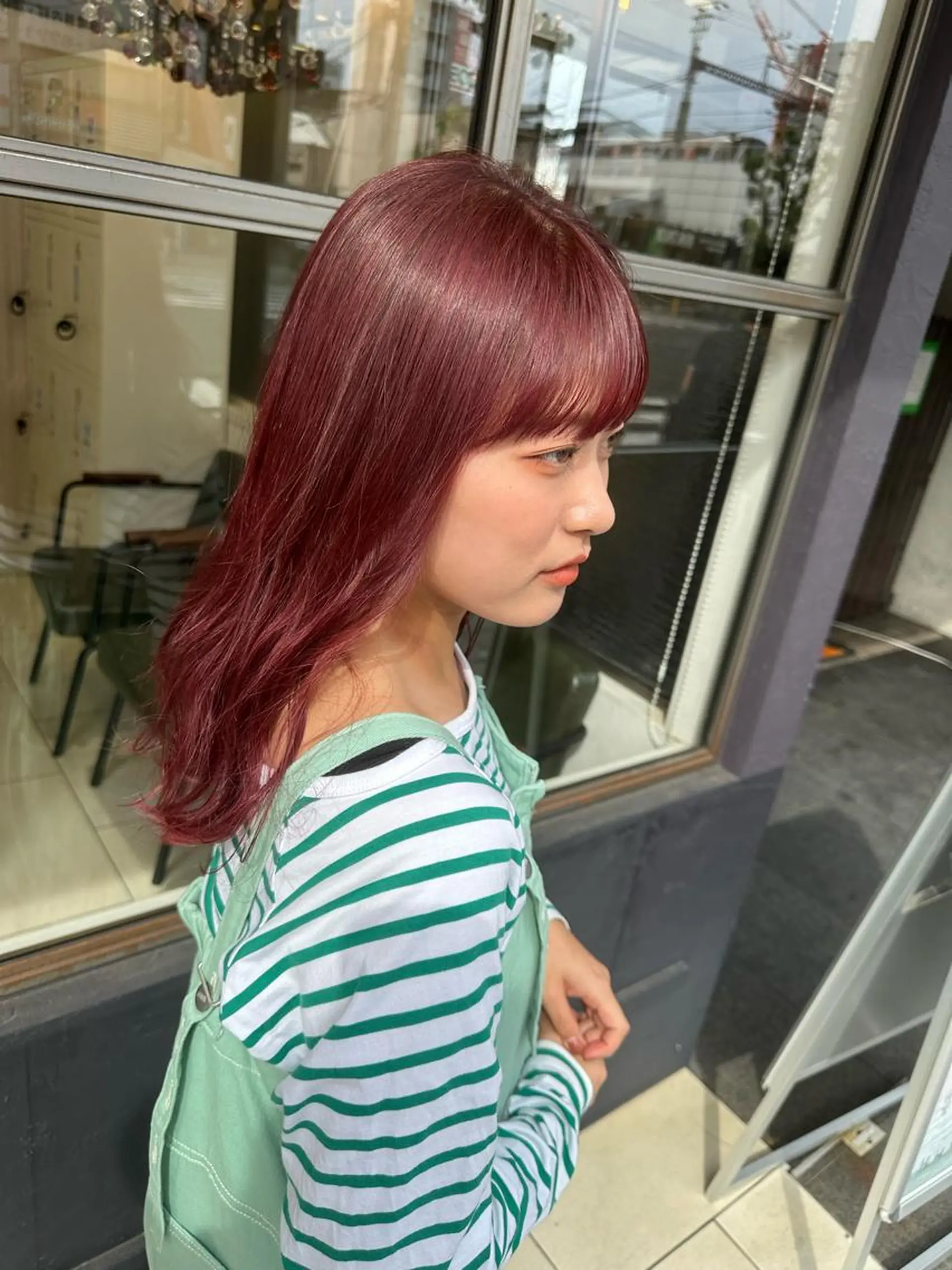 ロング ヘアカラー 【寺田町】ソリハシ アキラのヘアスタイル
