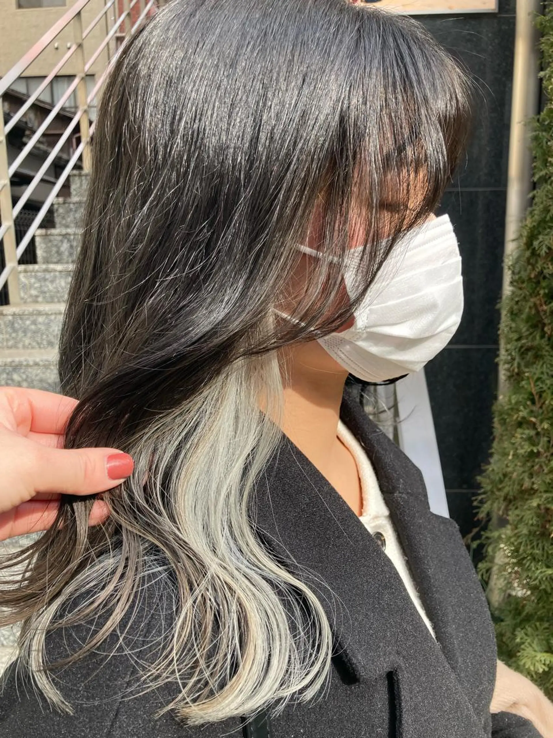 ミディアム カラー Yamamoto 半個室美容室zinaのヘアスタイル