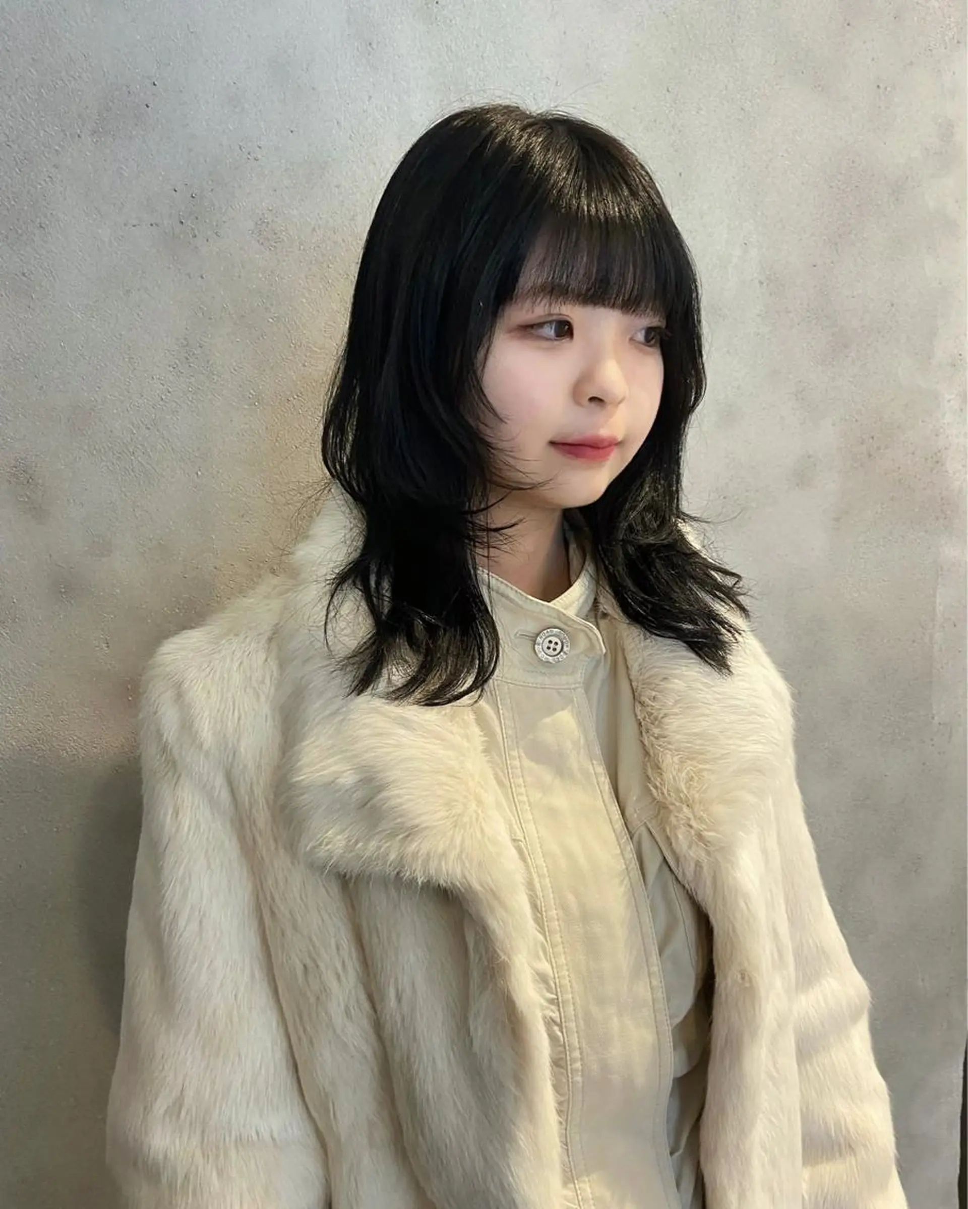 ミディアム カラー maki @pullnocのヘアスタイル