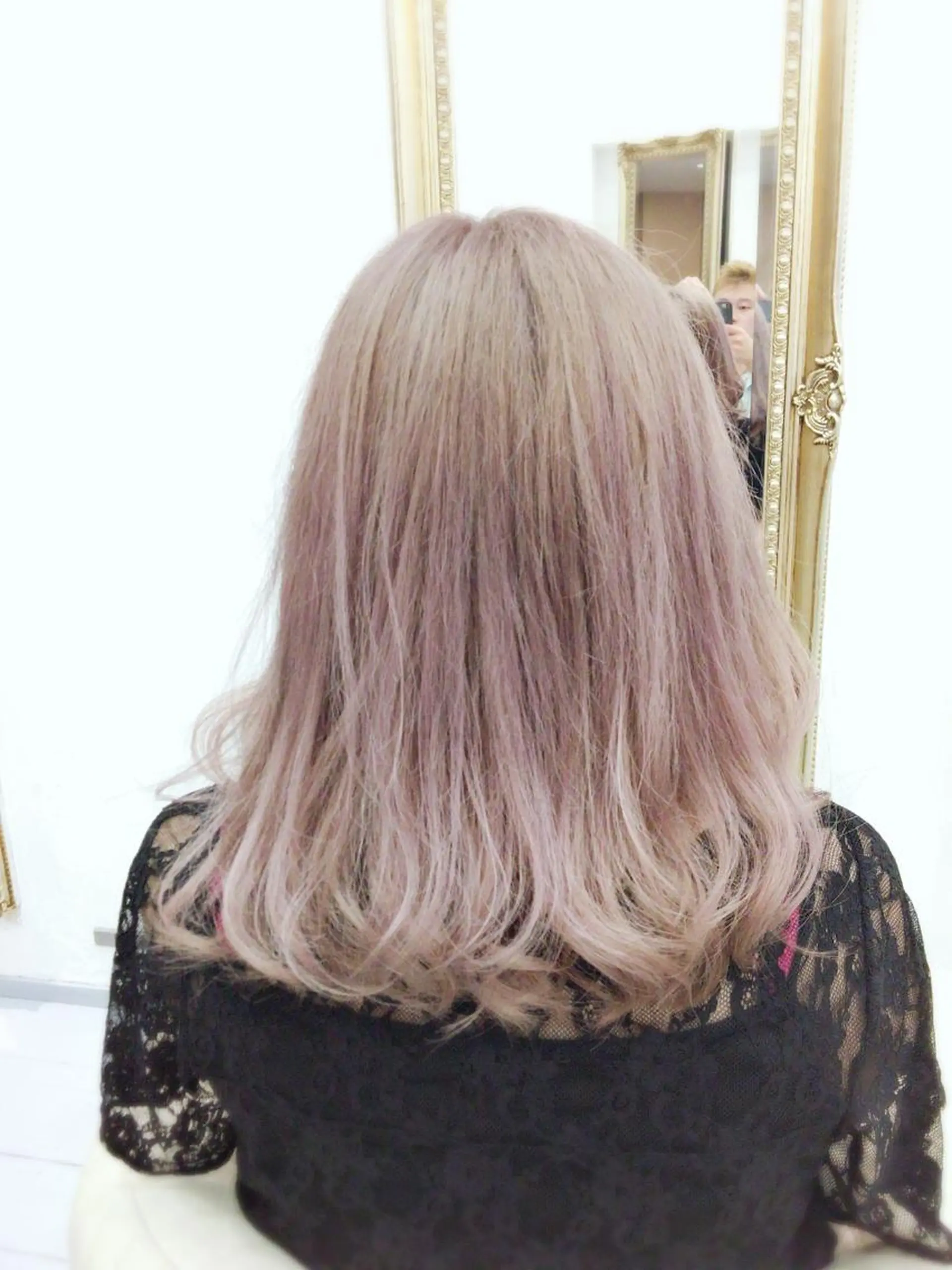 ロング ケアブリーチ&シール エクステの店和田翔莉のヘアスタイル