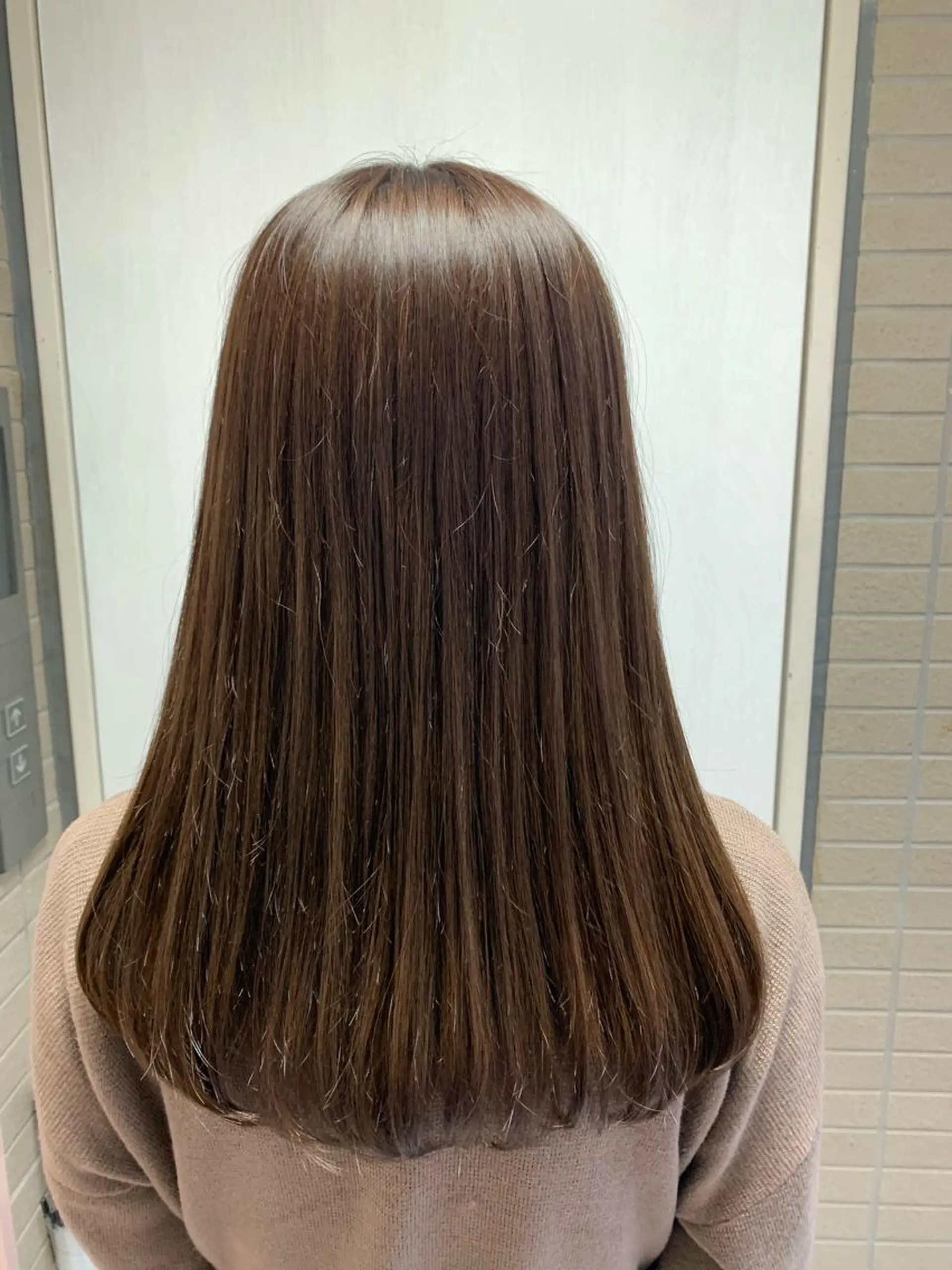 ロング カラー ブラウンカラー ナチュラルブラウン 浅沼 久瑠美のヘアスタイル
