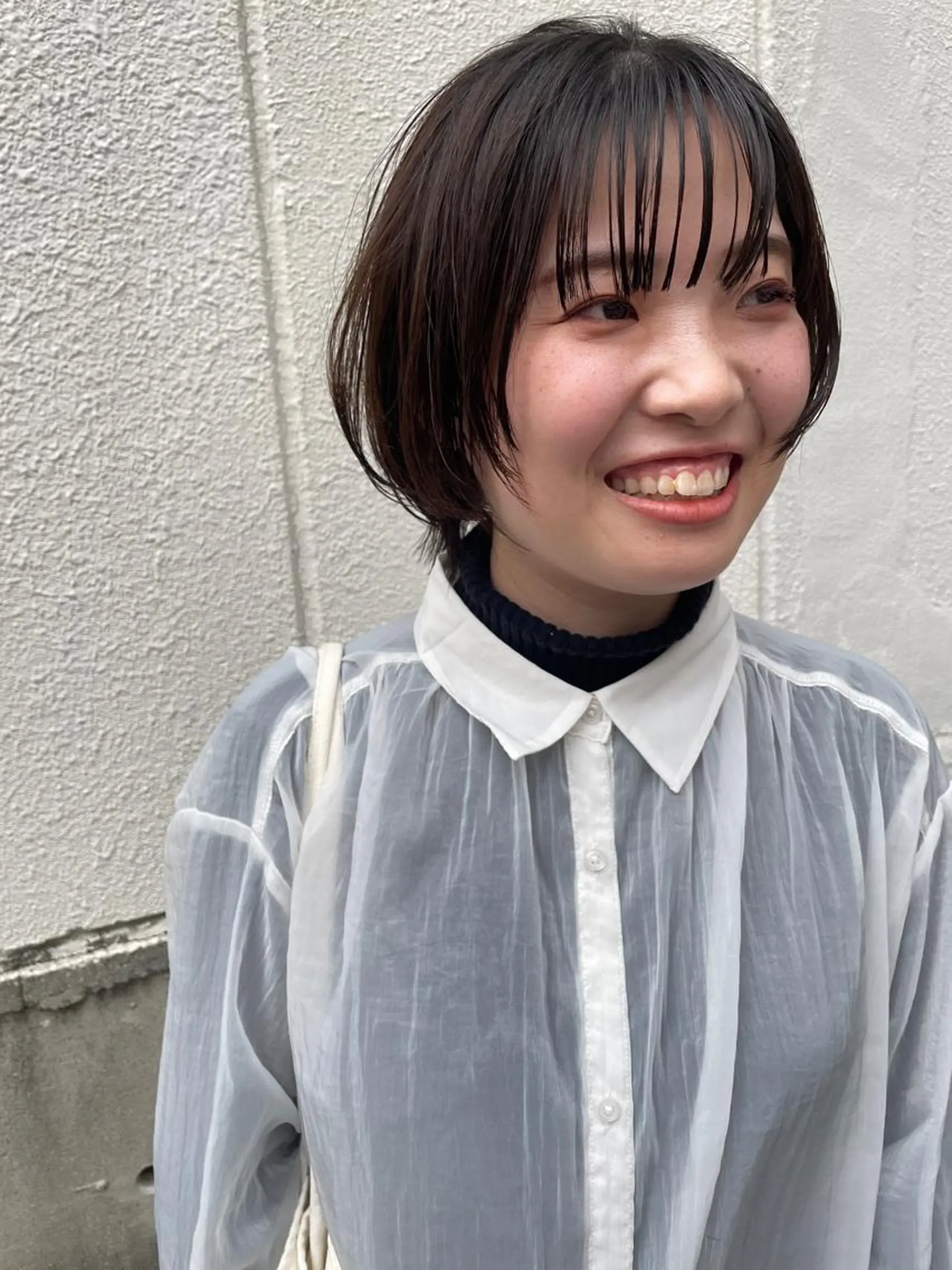 ショート ウルフカット カット ヘアカラー トリートメント さの あやねのヘアスタイル