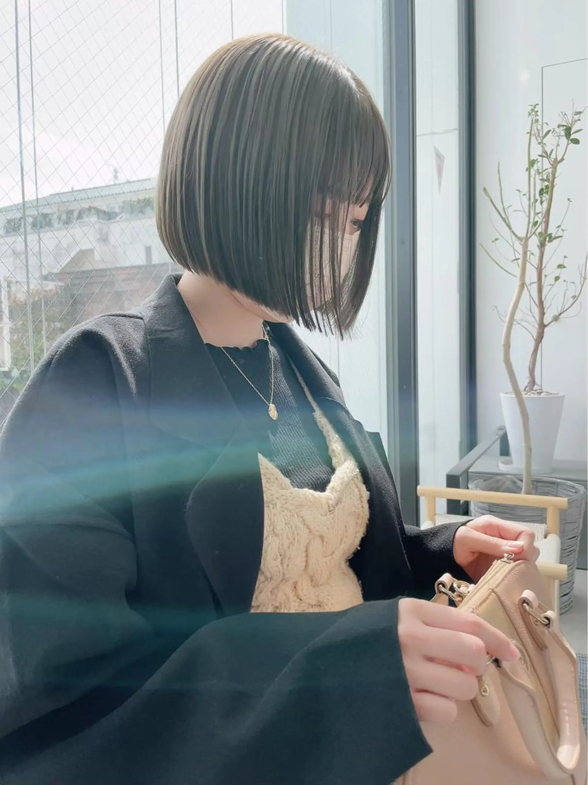 ショート カラー カット ヘアカラー トリートメント ‎🤍髪質改善‎🤍 ‎ViVIE🤍のヘアスタイル