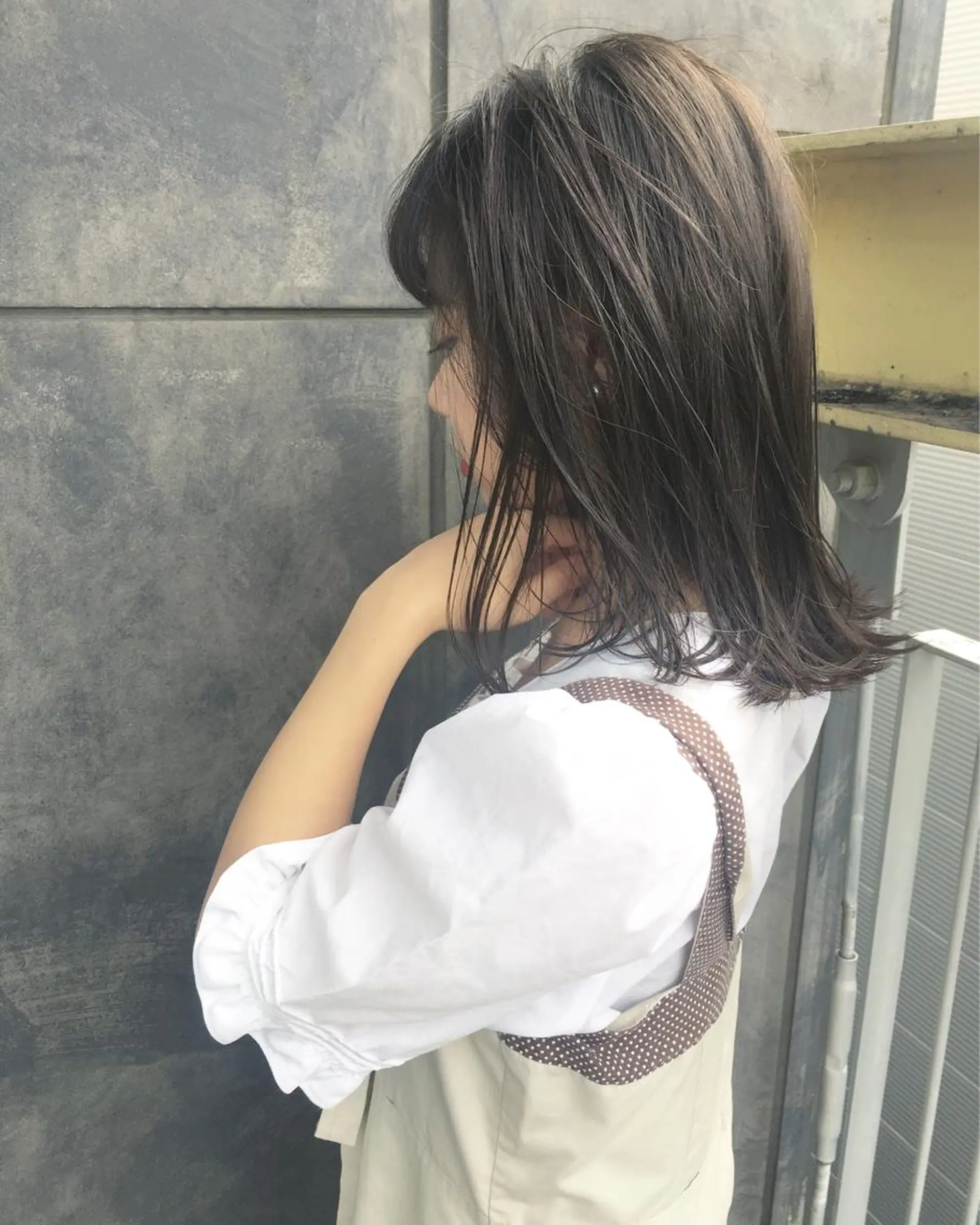 ミディアム カラー レイヤーカット BLend 渋谷のヘアスタイル