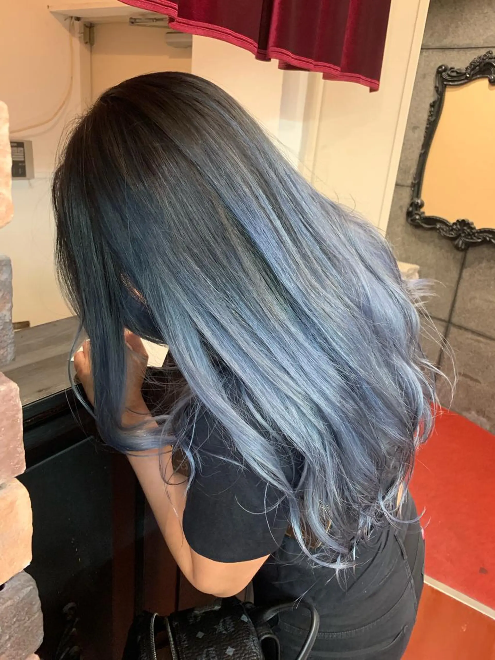 ロング カラー ピンクベージュ/新潟 万代/高橋桃葉🍑のヘアスタイル