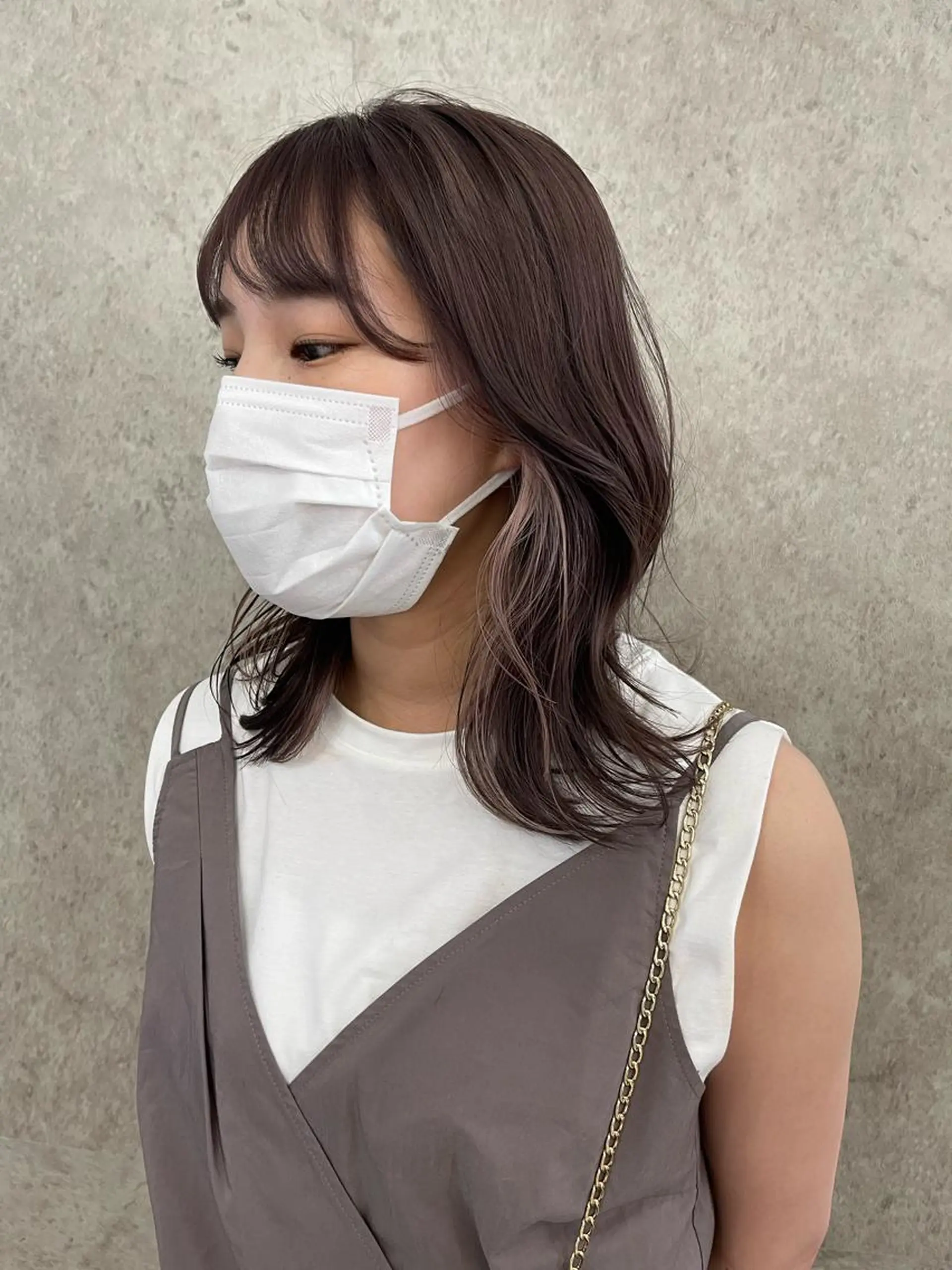 セミロング カラー fifth おのでら ようのヘアスタイル