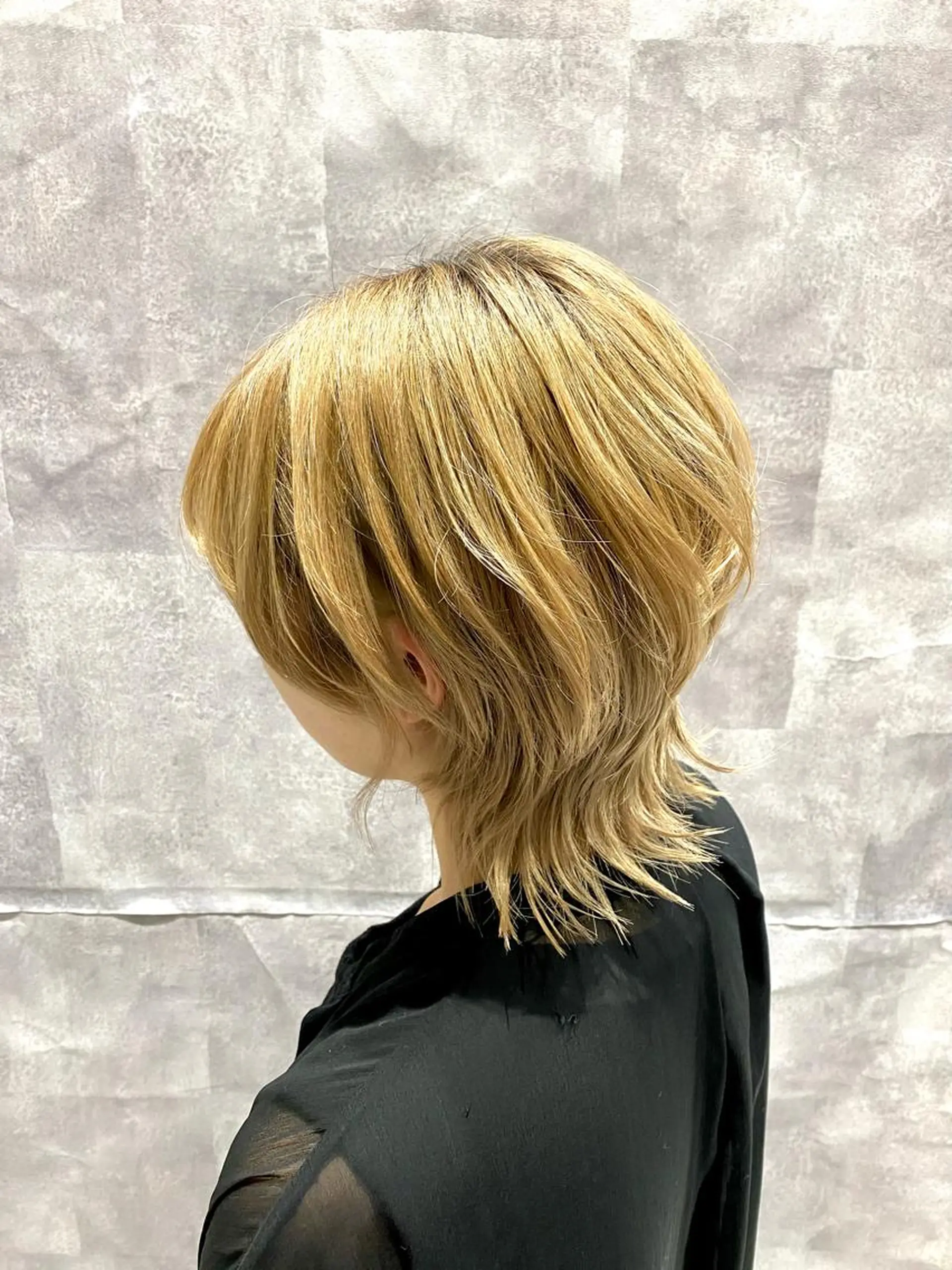 ショート カラー カット 【𝐀𝐬𝐡大森】 石崎竜祐のヘアスタイル