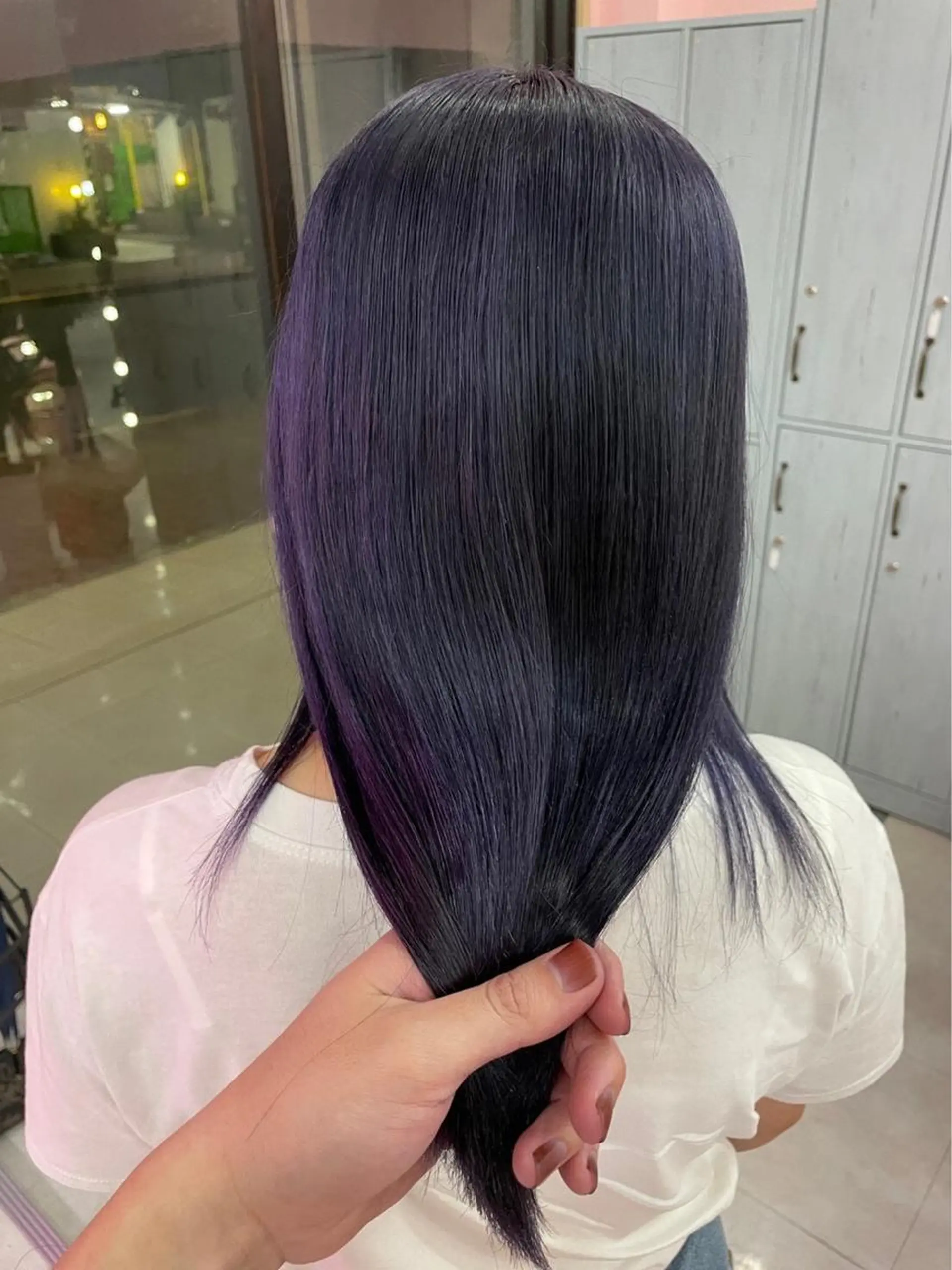 セミロング カラー セミロングパーマ ブリーチ ハイトーンカラー メンズ/似合わせ/骨 格矯正/真人のヘアスタイル